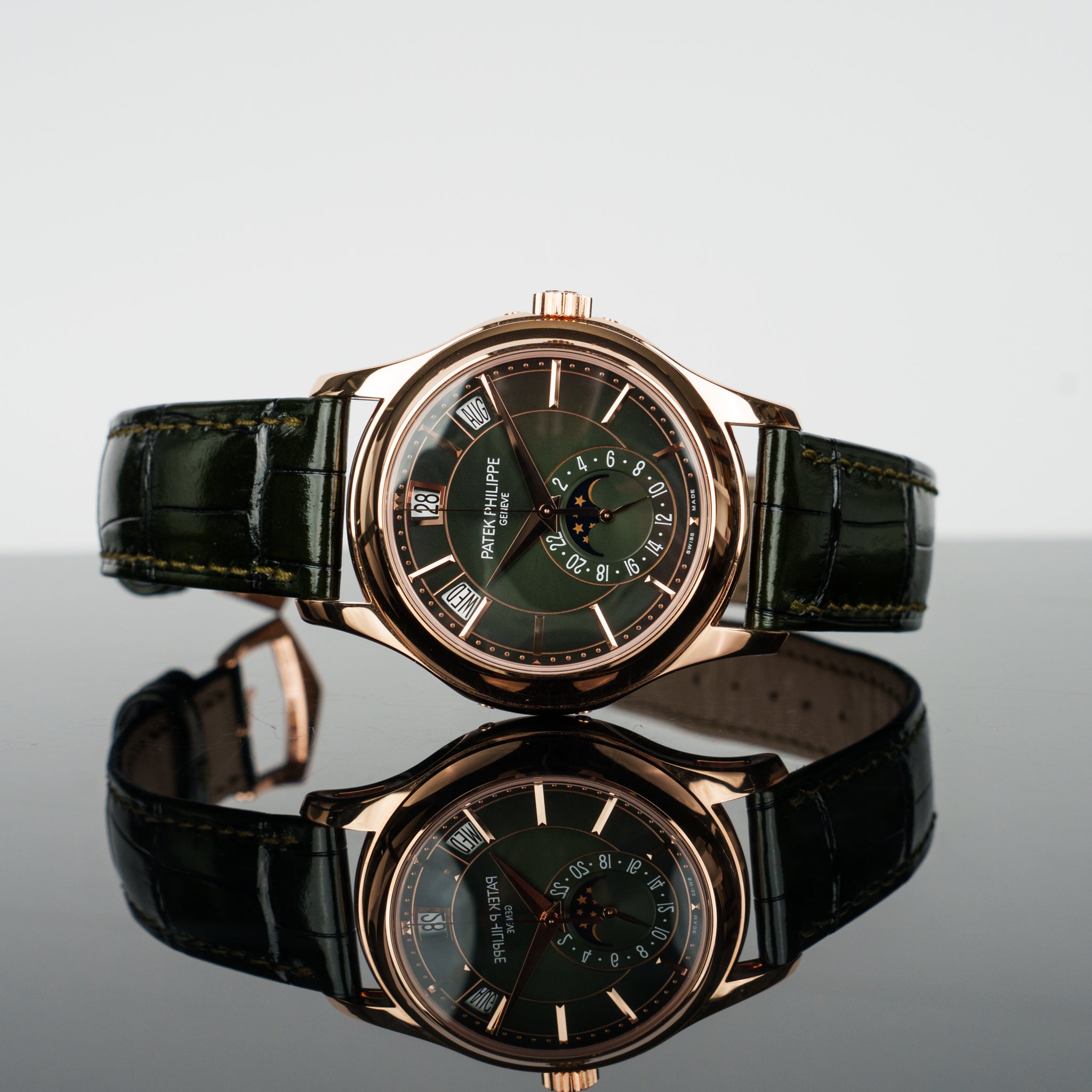 Patek Philippe 2022 Annual Calendar 5205R-011 Green Dial