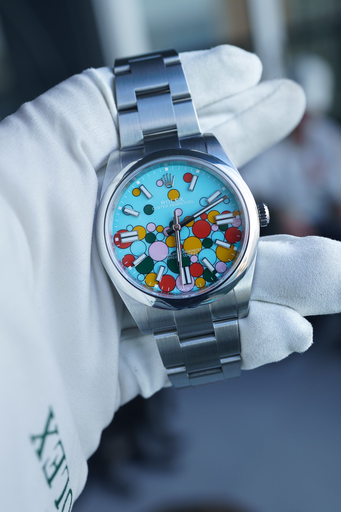Rolex 2023 Oyster Perpetual 41mm Celebration Dial 124300