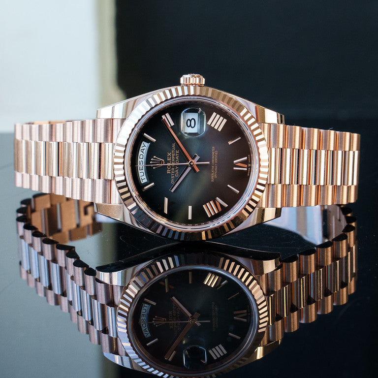 Rolex 2024 Day-Date 40mm Grey Fume 228235