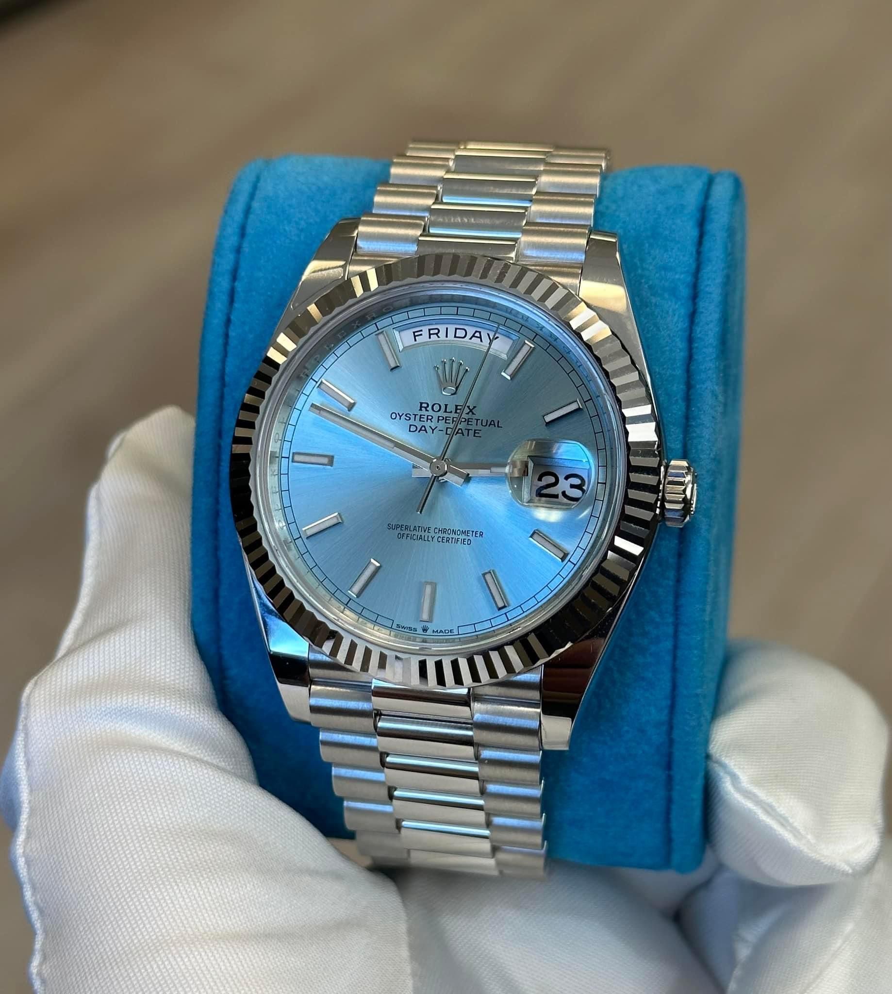 Rolex 2023 Day-Date President Dial 40mm Fluted 228236
