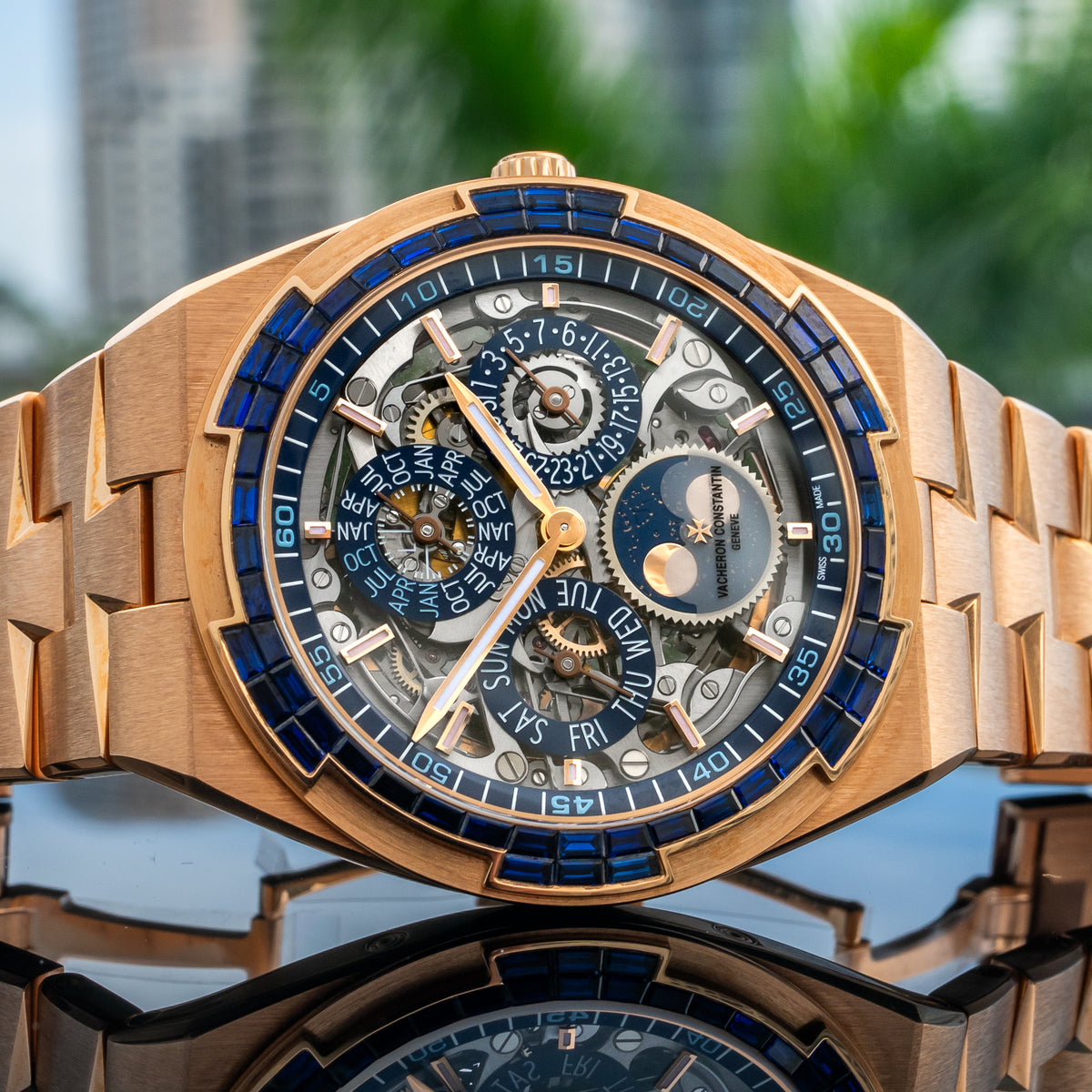 2026 Vacheron Constantin 4307V/220R-237C Overseas Perpetual Calendar Ultra Thin Skeleton 41.5mm