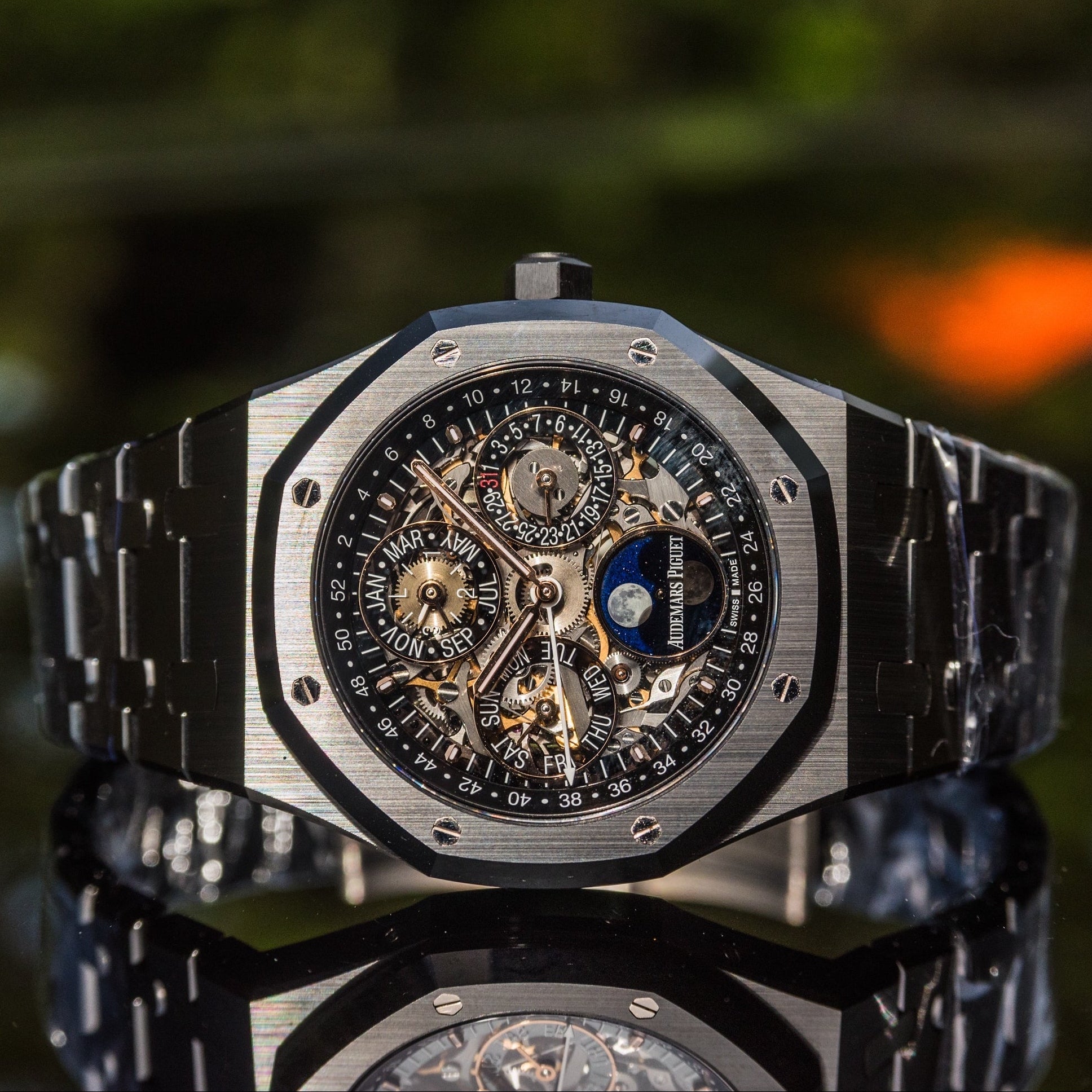 Audemars Piguet 26585CE Royal Oak Perpetual Calendar Openworked Black Ceramic 41mm