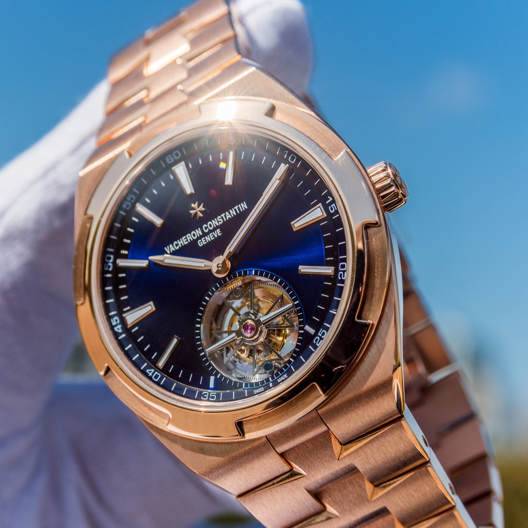 Vacheron Constantin Overseas Tourbillon Rose 42mm 6000V/110R-B733