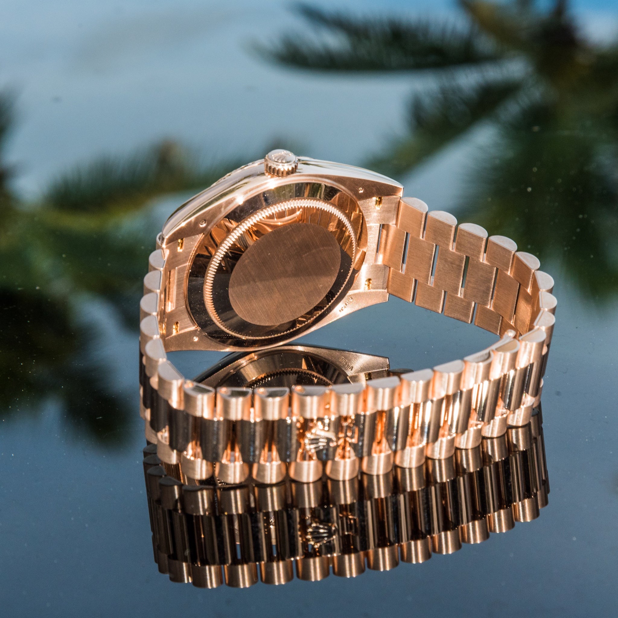 Rolex 2023 Day-Date 40mm Chocolate Baguette 228235