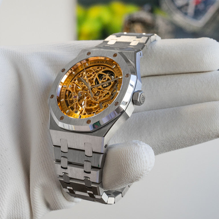2024 Audemars Piguet 15407ST Royal Oak Double Balance Wheel Open Worked 41mm