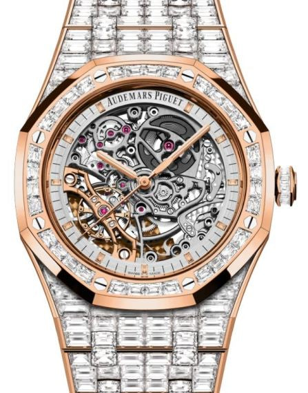Audemars Piguet 2023 Double Balance Wheel Open worked Rose Gold Baguette