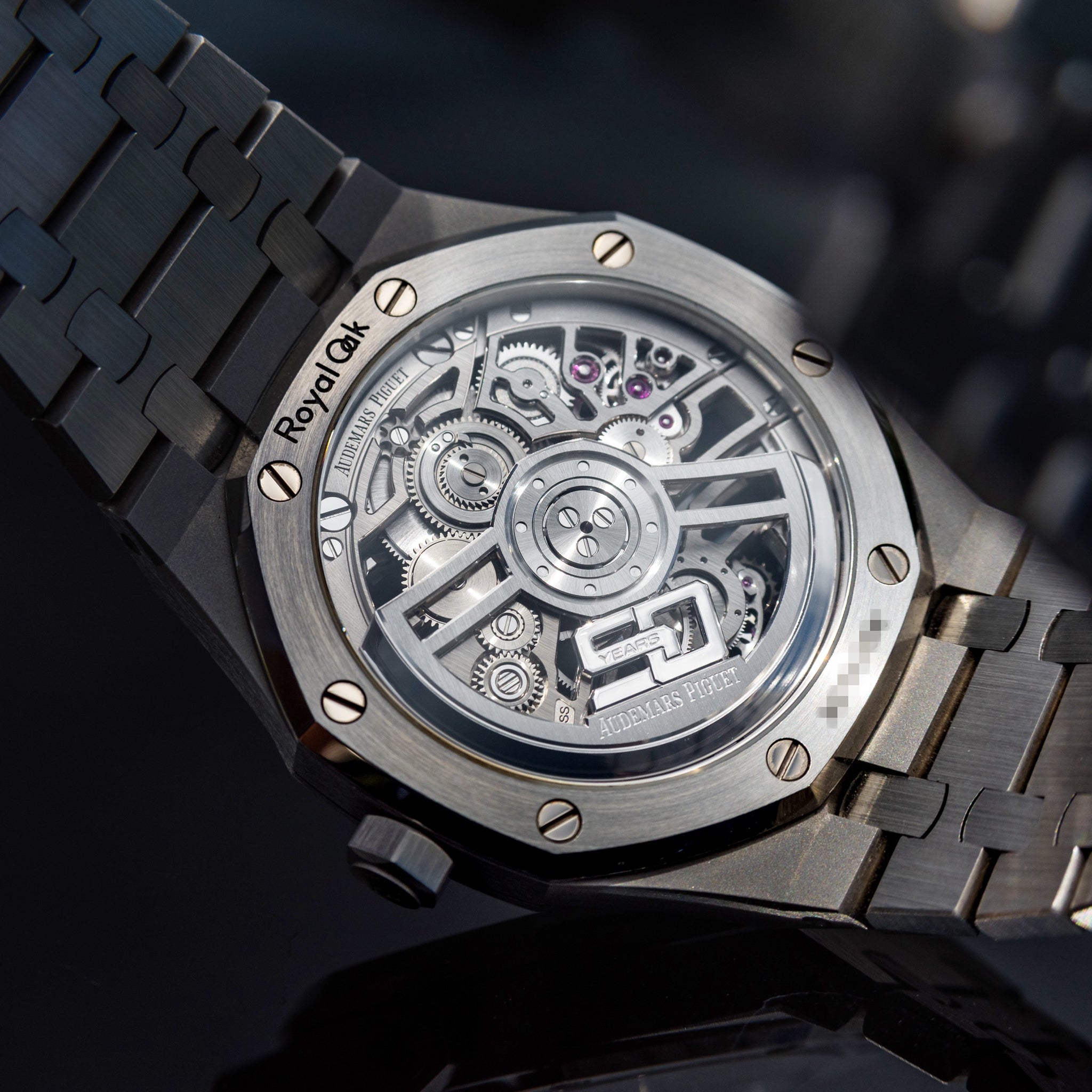 2022 Audemars Piguet Royal Oak Steel Flying Tourbillon Squelette Skeleton Dial 26735ST