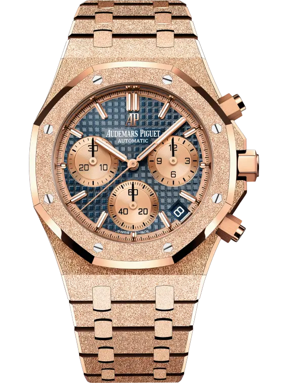 2021 Audemars Piguet Royal Oak Chronograph Frosted 41mm 26239or.gg