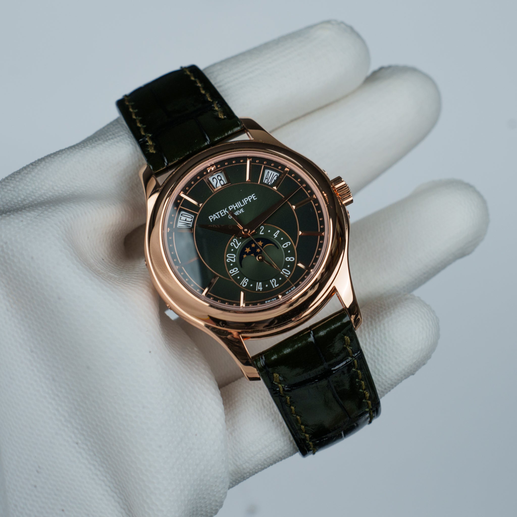 Patek Philippe 2022 Annual Calendar 5205R-011 Green Dial