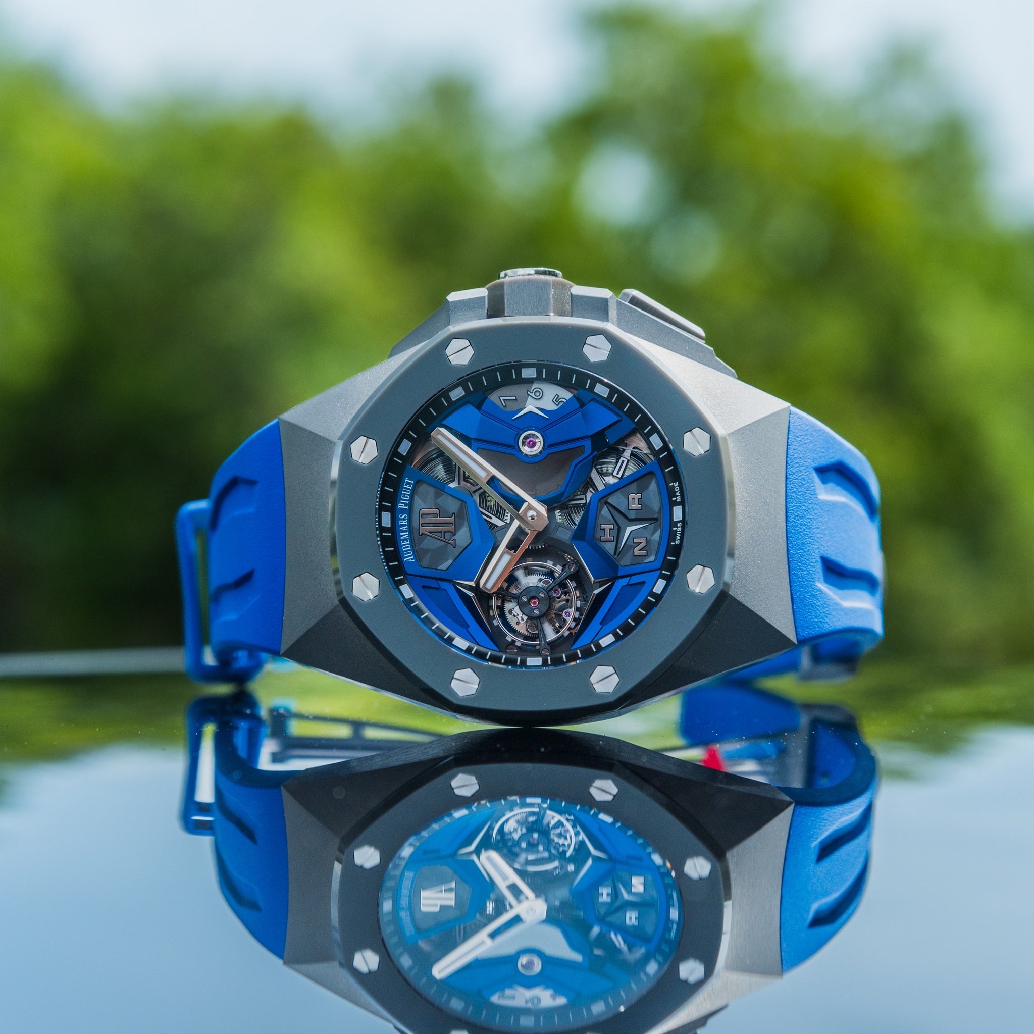 2022 Audemars Piguet Royal Oak Concept Flying Tourbillon Blue 26589IO