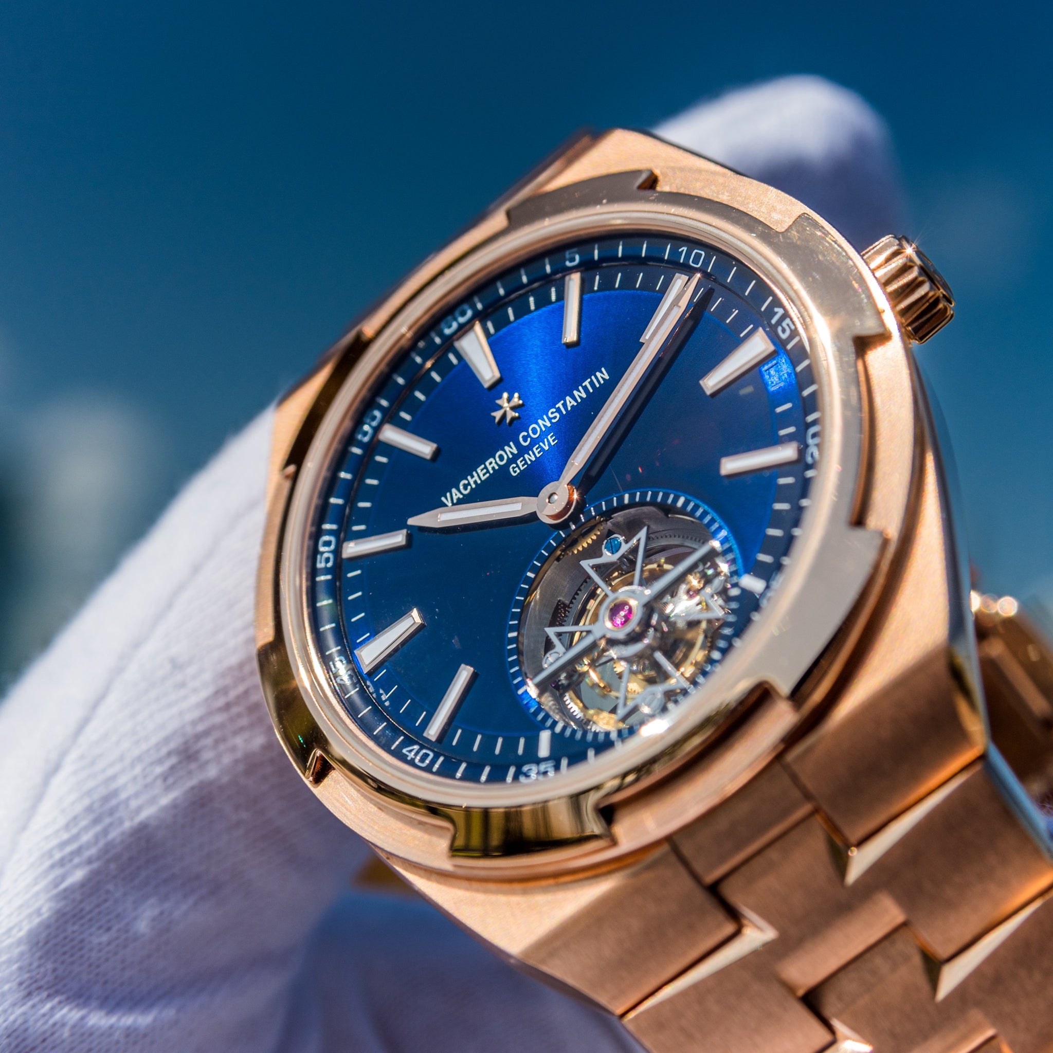 Vacheron Constantin Overseas Tourbillon Rose 42mm 6000V/110R-B733