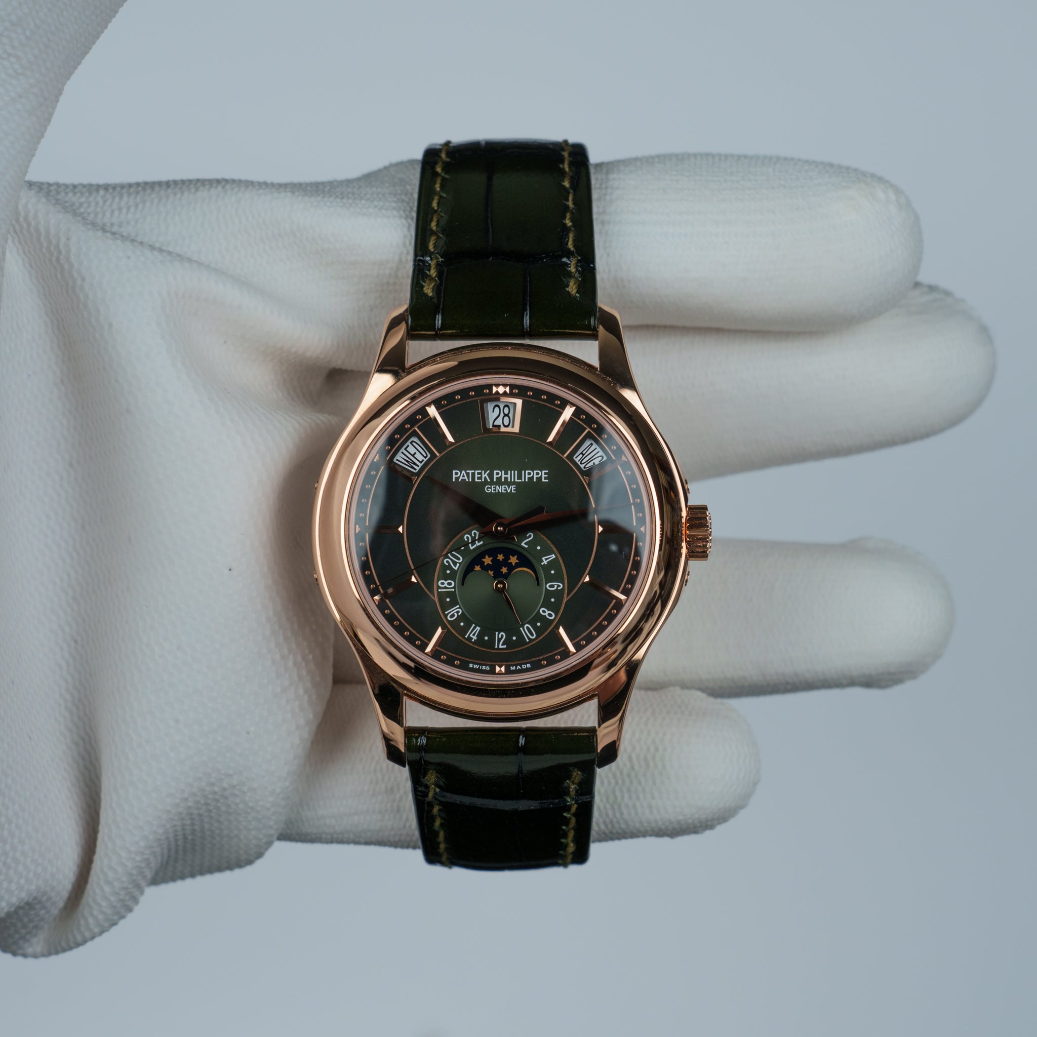 Patek Philippe 2022 Annual Calendar 5205R-011 Green Dial