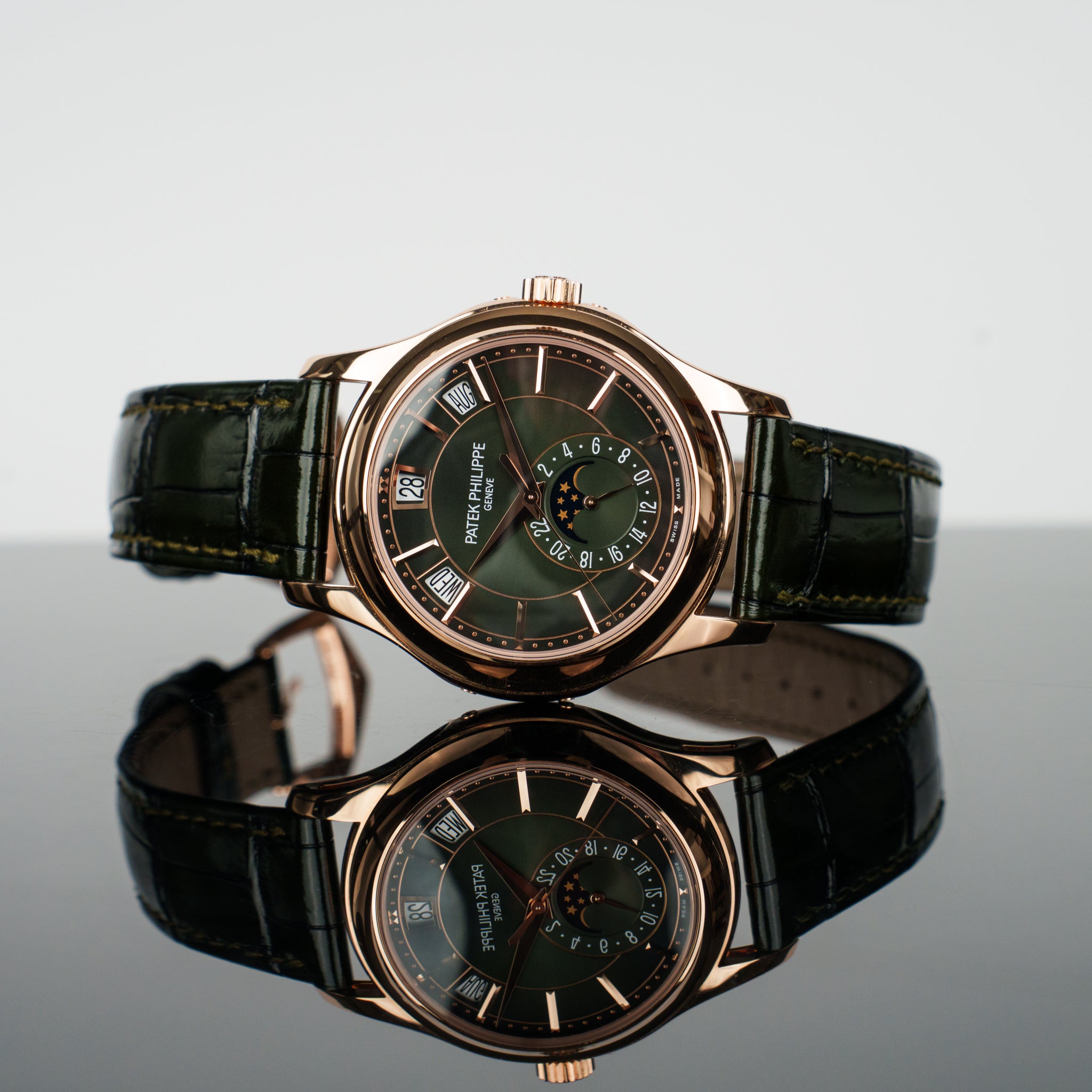 Patek Philippe 2022 Annual Calendar 5205R-011 Green Dial