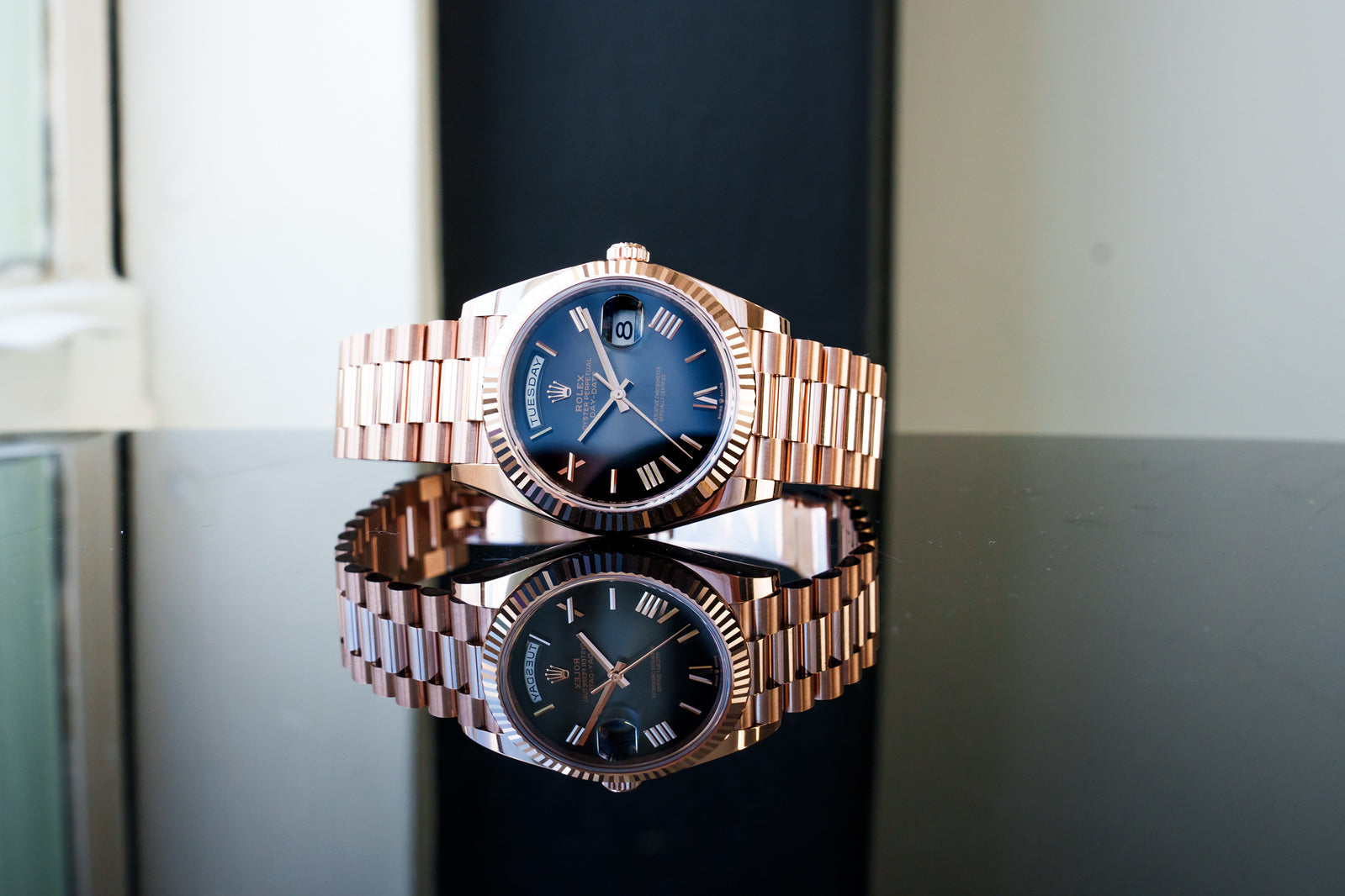 Rolex 2024 Day-Date 40mm Grey Fume 228235