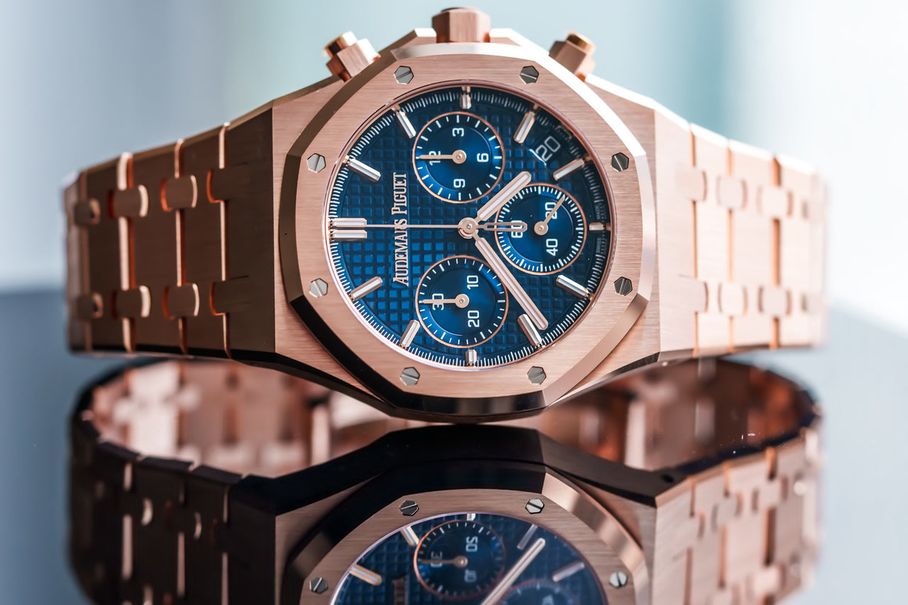 2023 Audemars Piguet Royal Oak Selfwinding Chronograph 41mm Blue Dial 26240OR