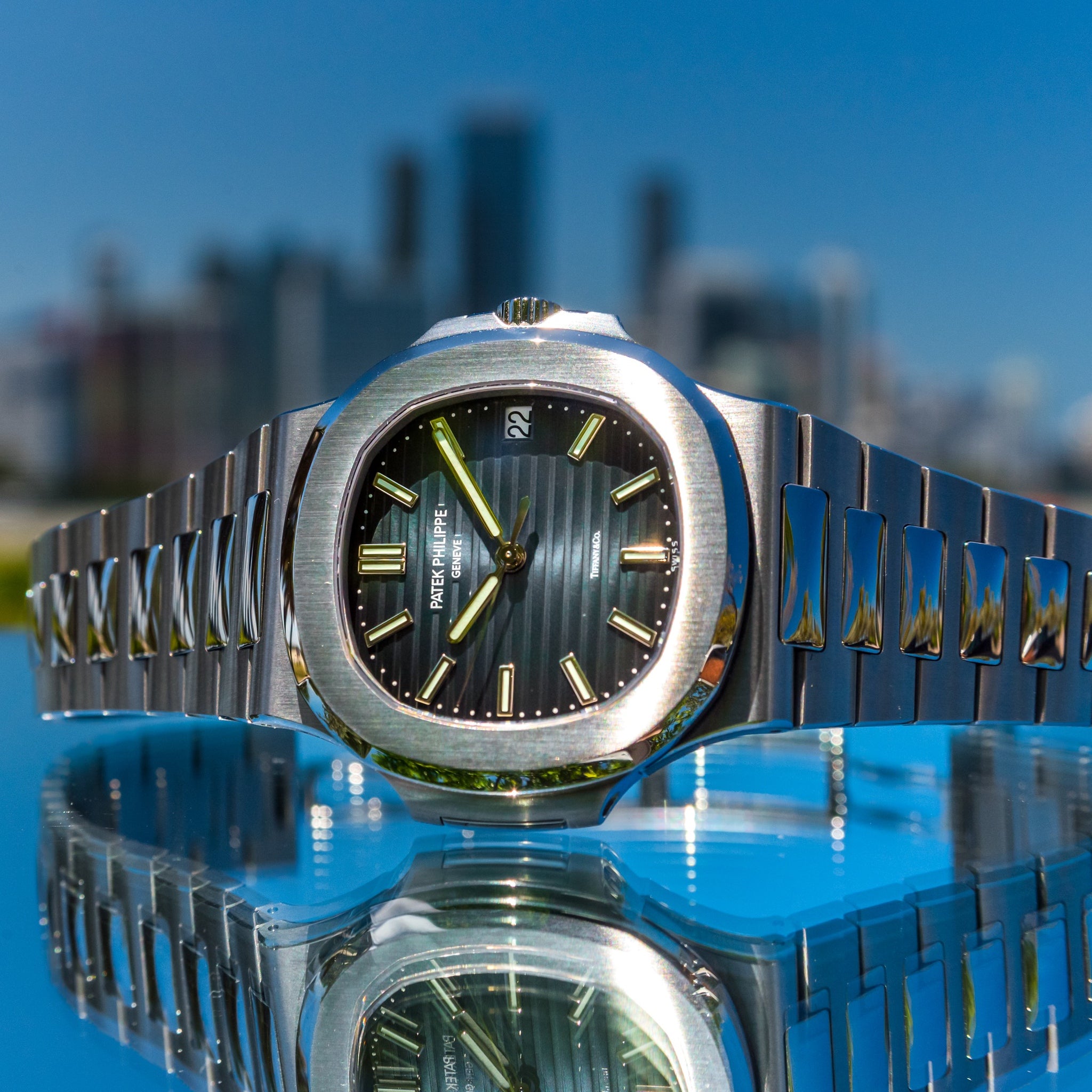 Patek Philippe Nautilus 5711/1A Blue Tiffany stamped