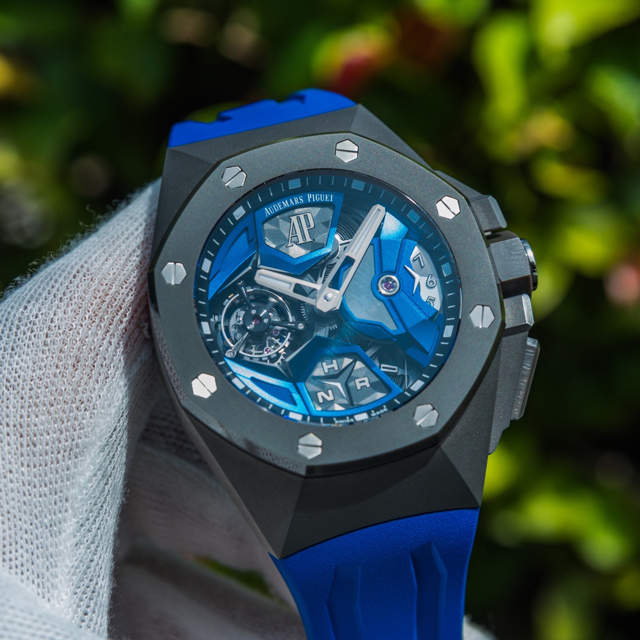 2022 Audemars Piguet Royal Oak Concept Flying Tourbillon Blue 26589IO