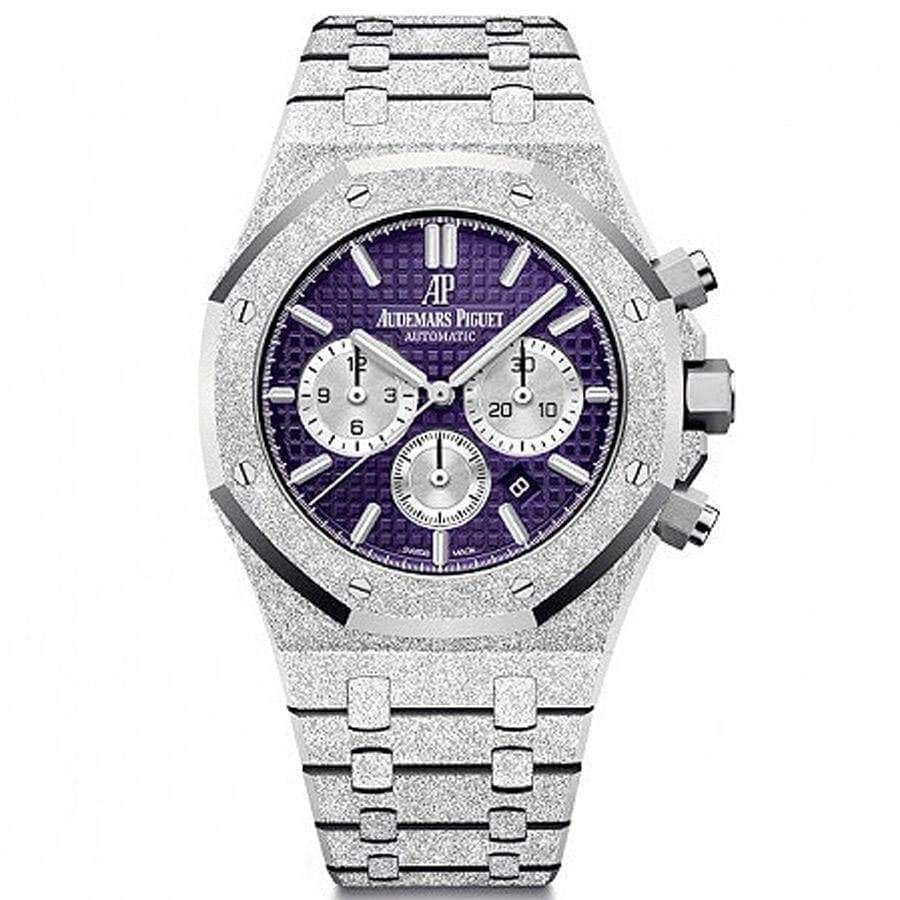2019 Audemars Piguet 26331BC Royal Oak Chronograph Frosted White Gold 41mm