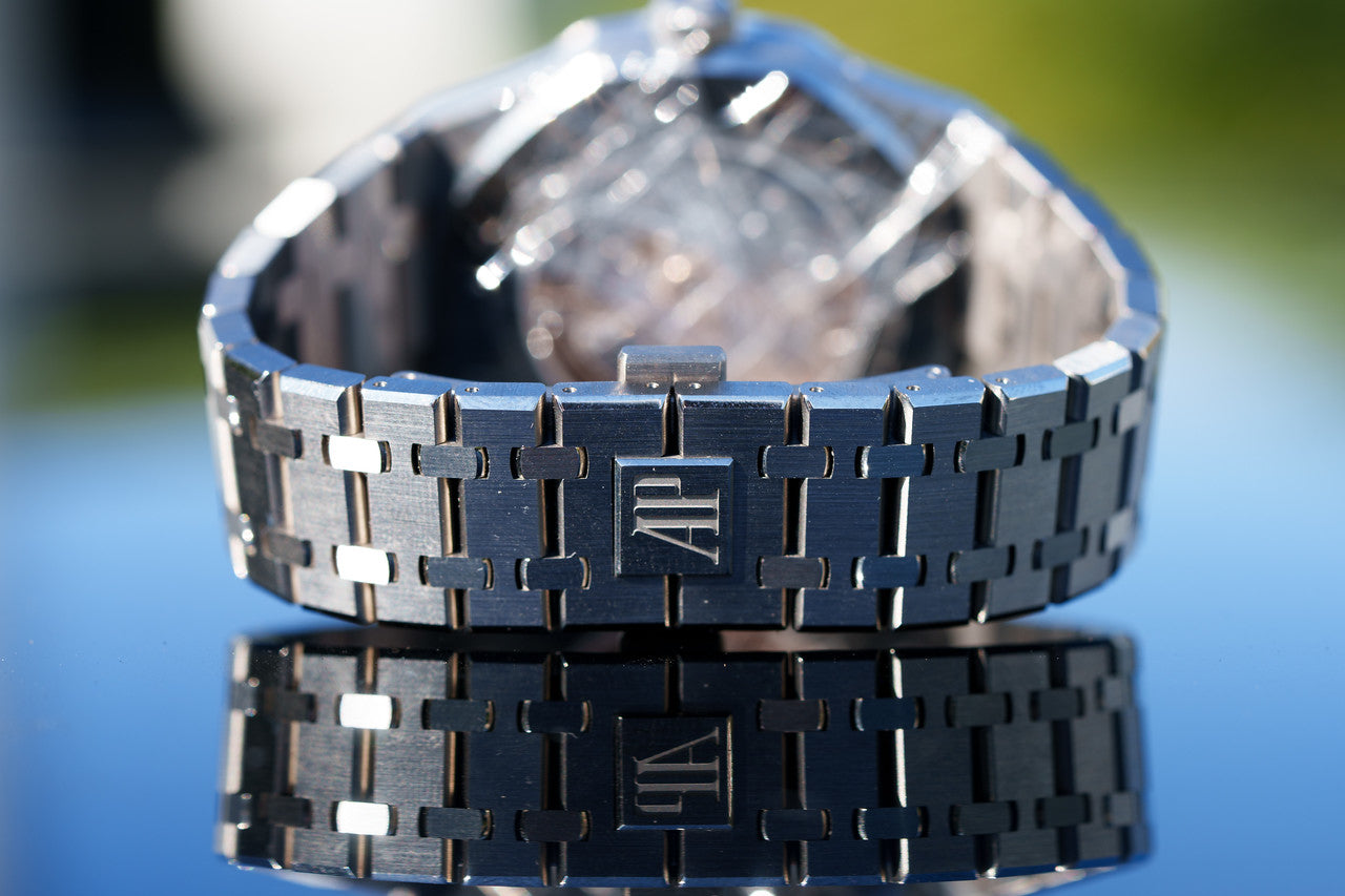 2022 Audemars Piguet Royal Oak Perpetual Blue Dial 26574ti