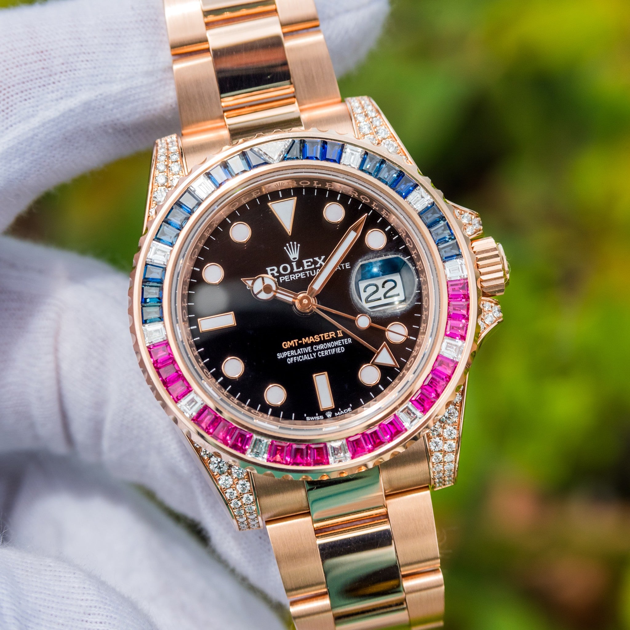 Rolex 2023 GMT-Master II 126755SARU Rose Gold