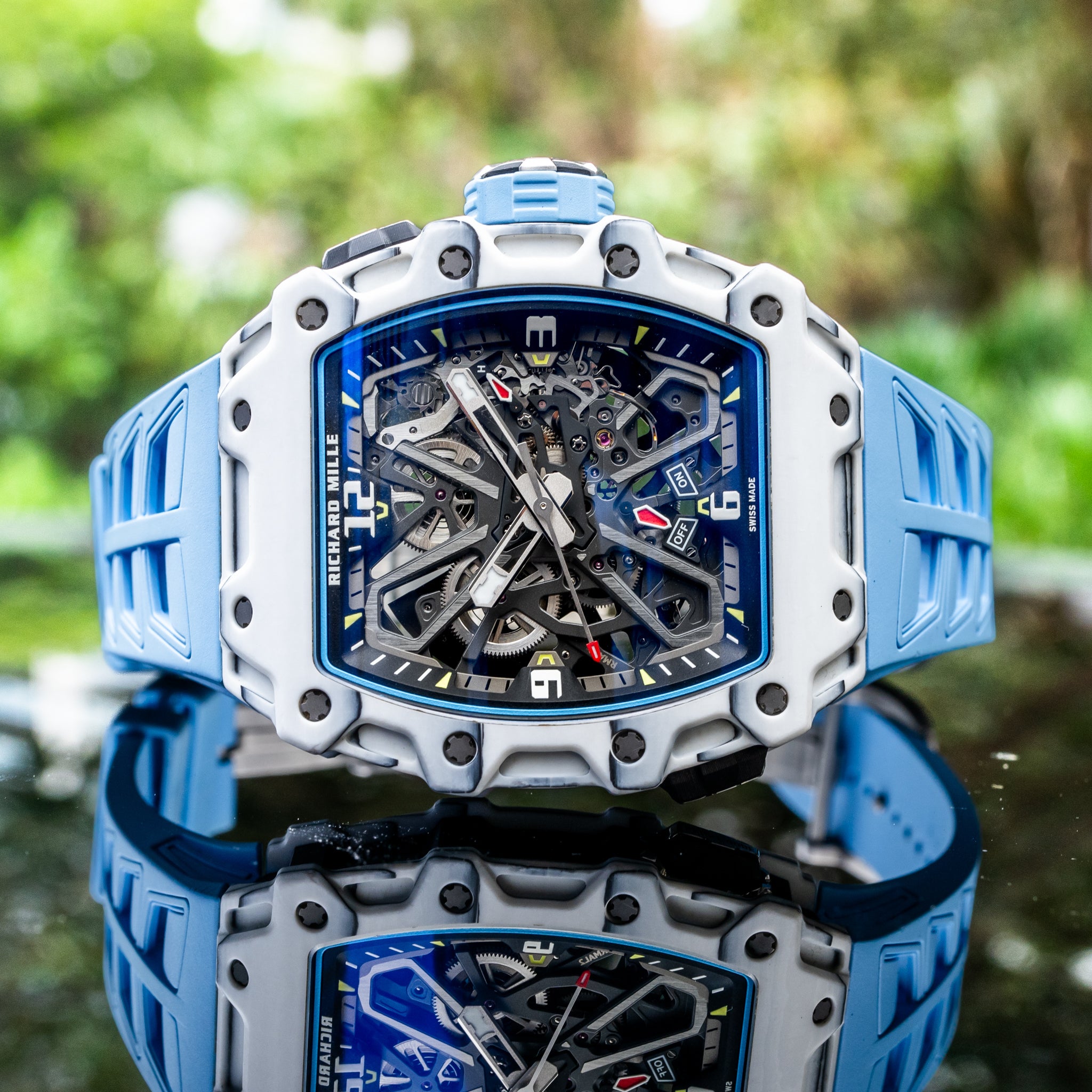 2022 Richard Mille RM35-03 Rafael Nadal White Carbon / Quartz TPT