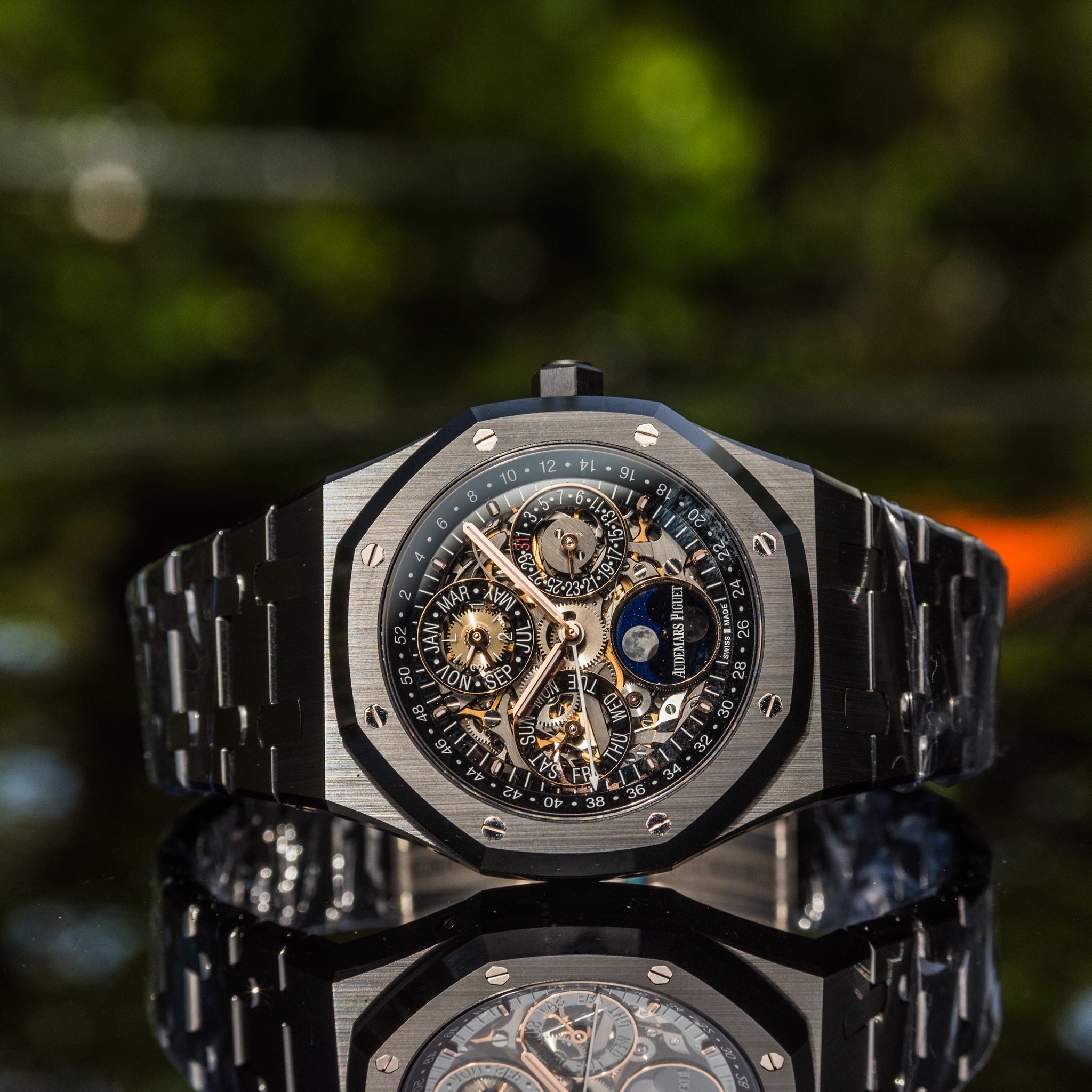 Audemars Piguet 26585CE Royal Oak Perpetual Calendar Openworked Black Ceramic 41mm