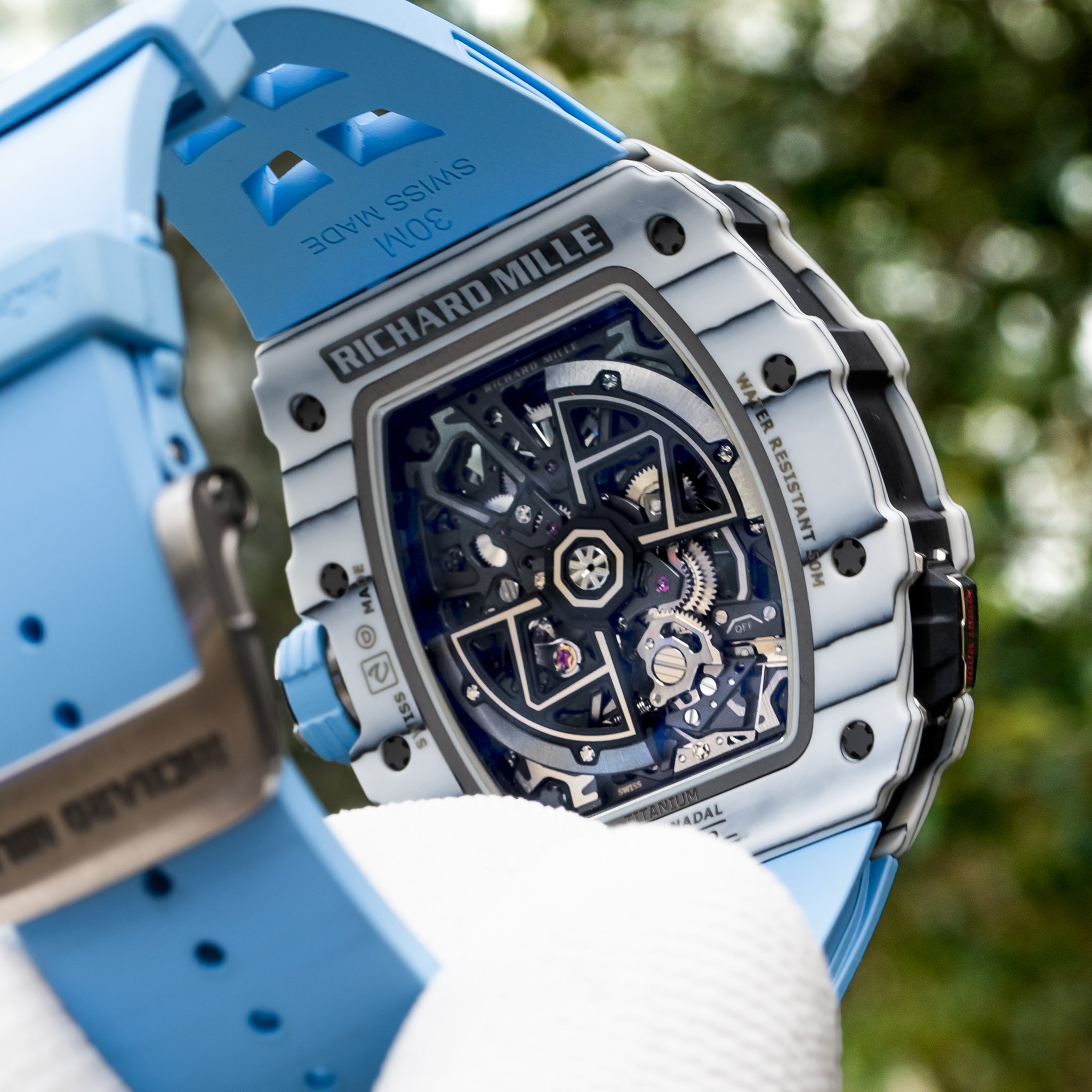 2022 Richard Mille RM35-03 Rafael Nadal White Carbon / Quartz TPT