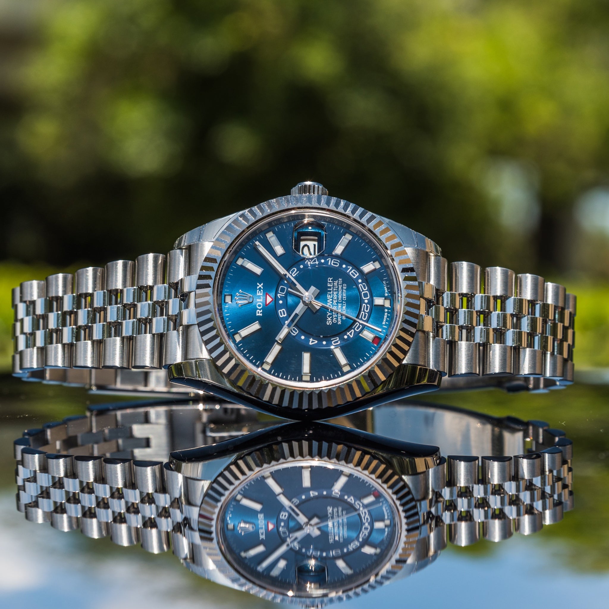 Rolex 2023 Sky-Dweller 336934 Blue Dial on Jubilee