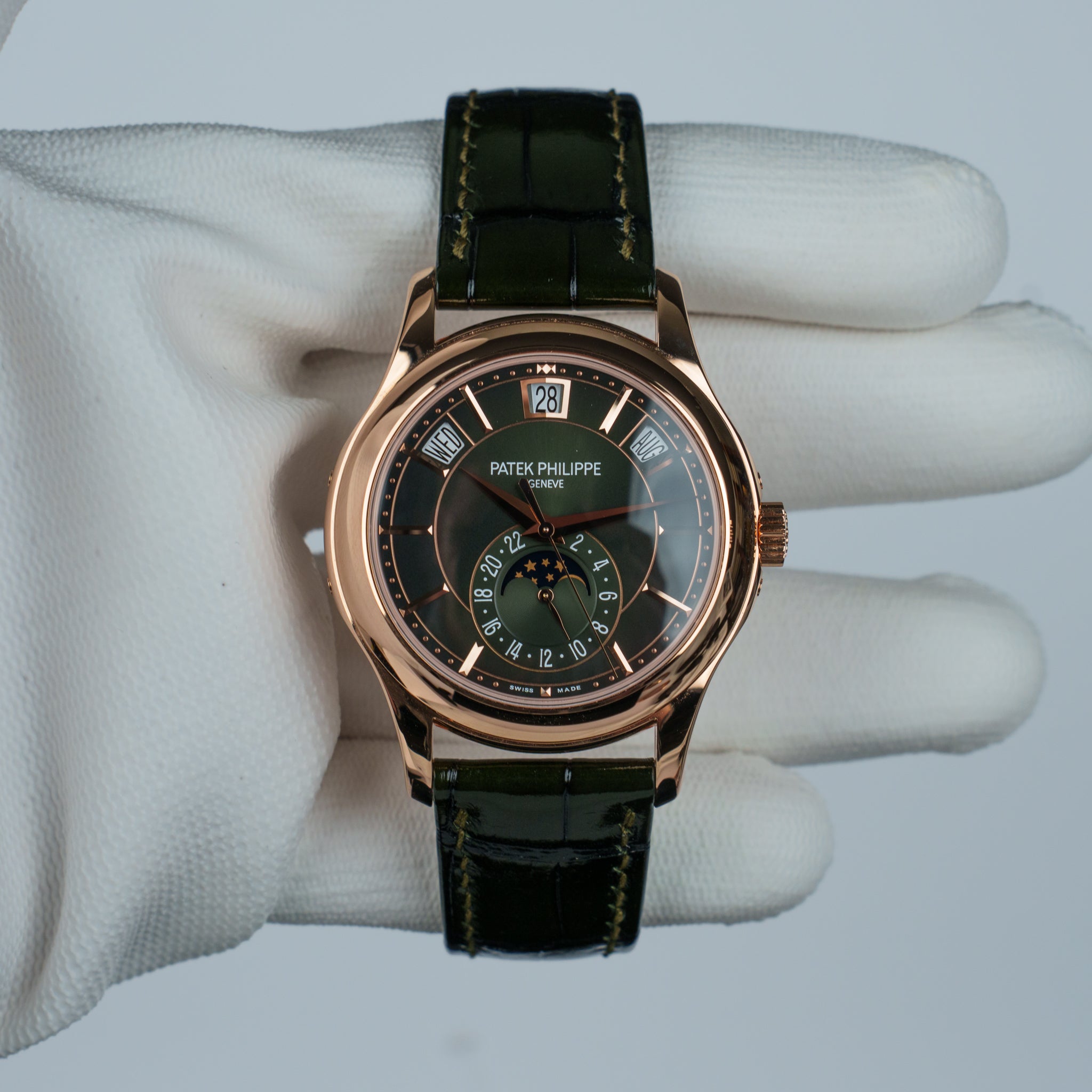 Patek Philippe 2022 Annual Calendar 5205R-011 Green Dial