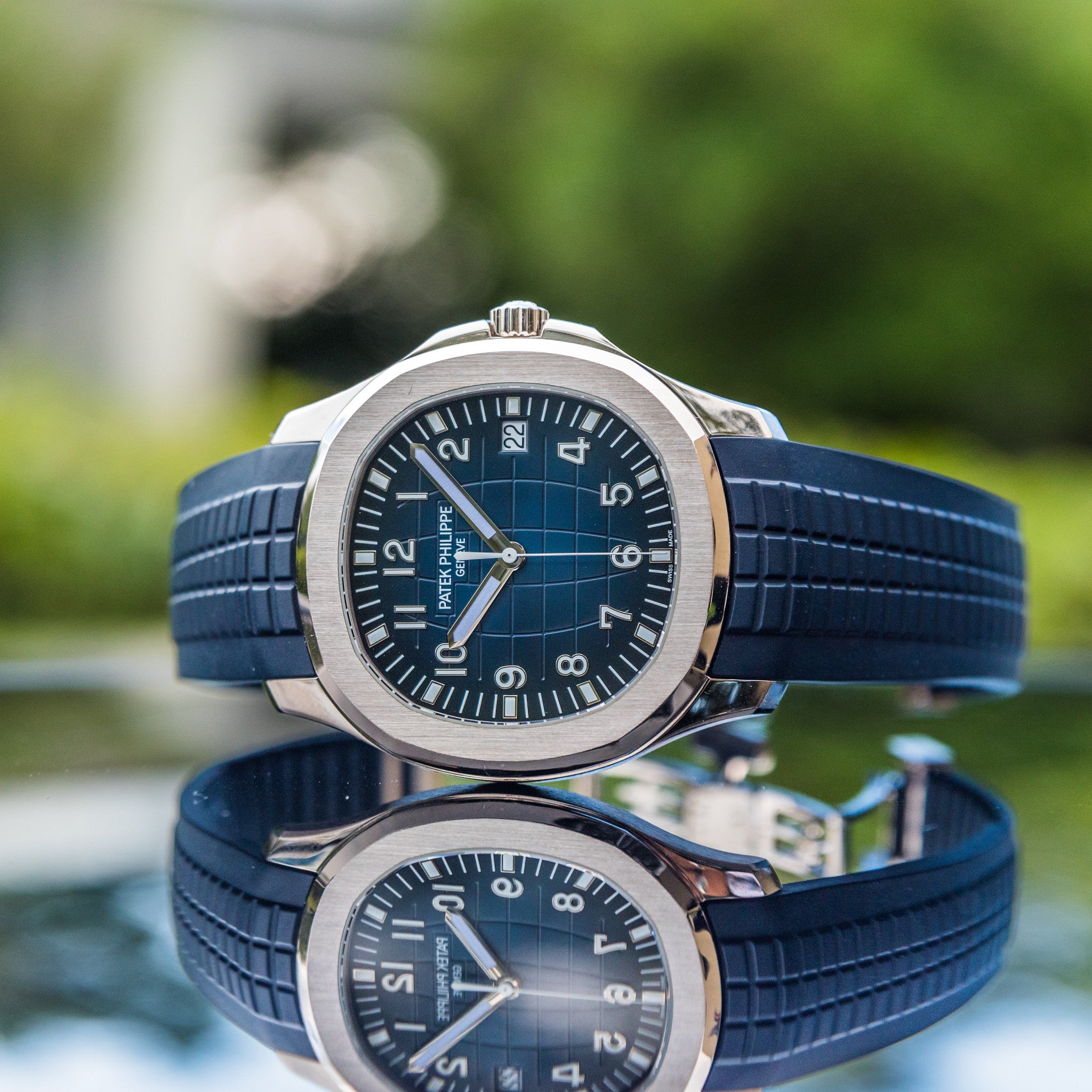 Patek 5168g 2017 Aquanaut White Gold 5168G-001 - Main Image