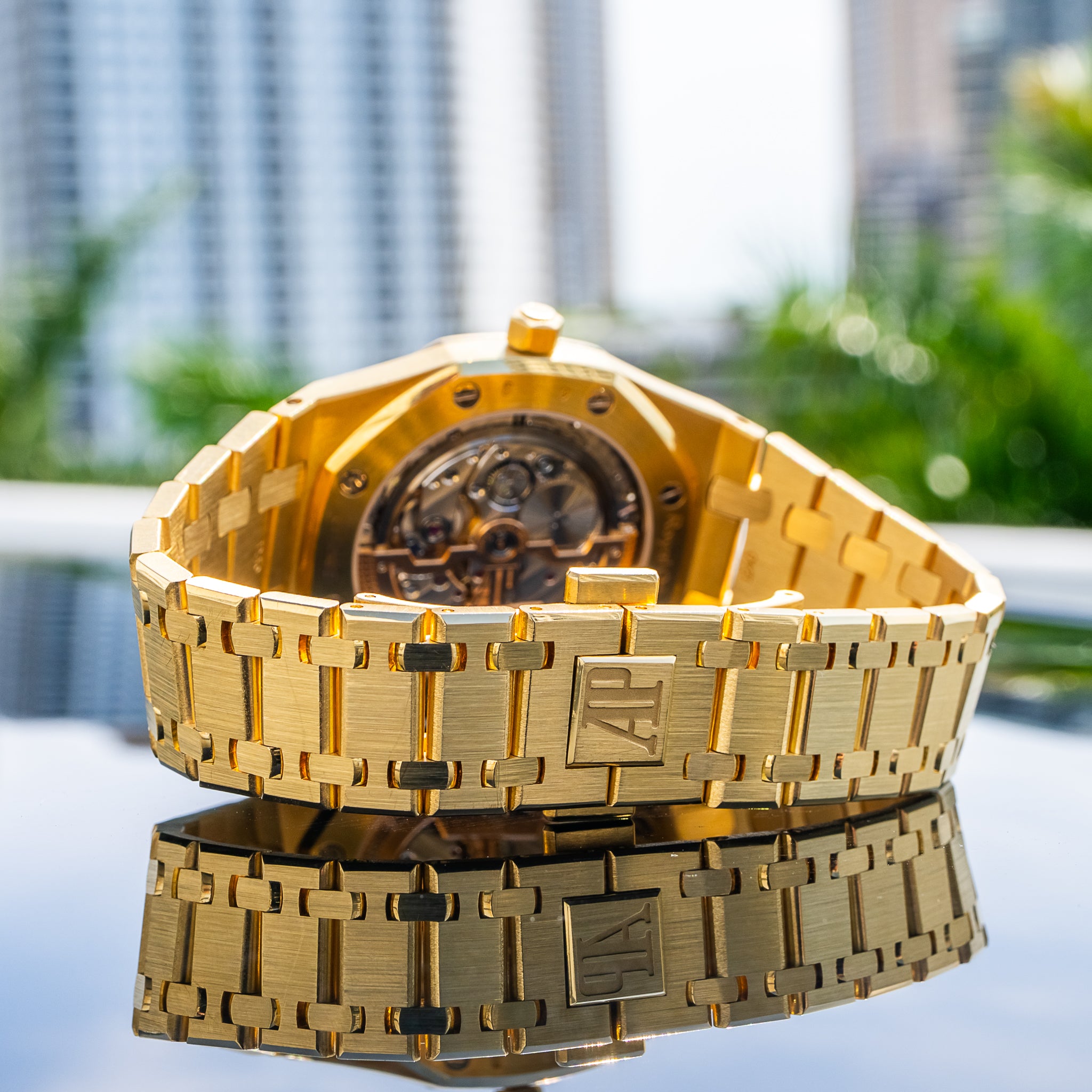 Audemars Piguet 15202BA Royal Oak "Jumbo" Yellow Dial 39mm