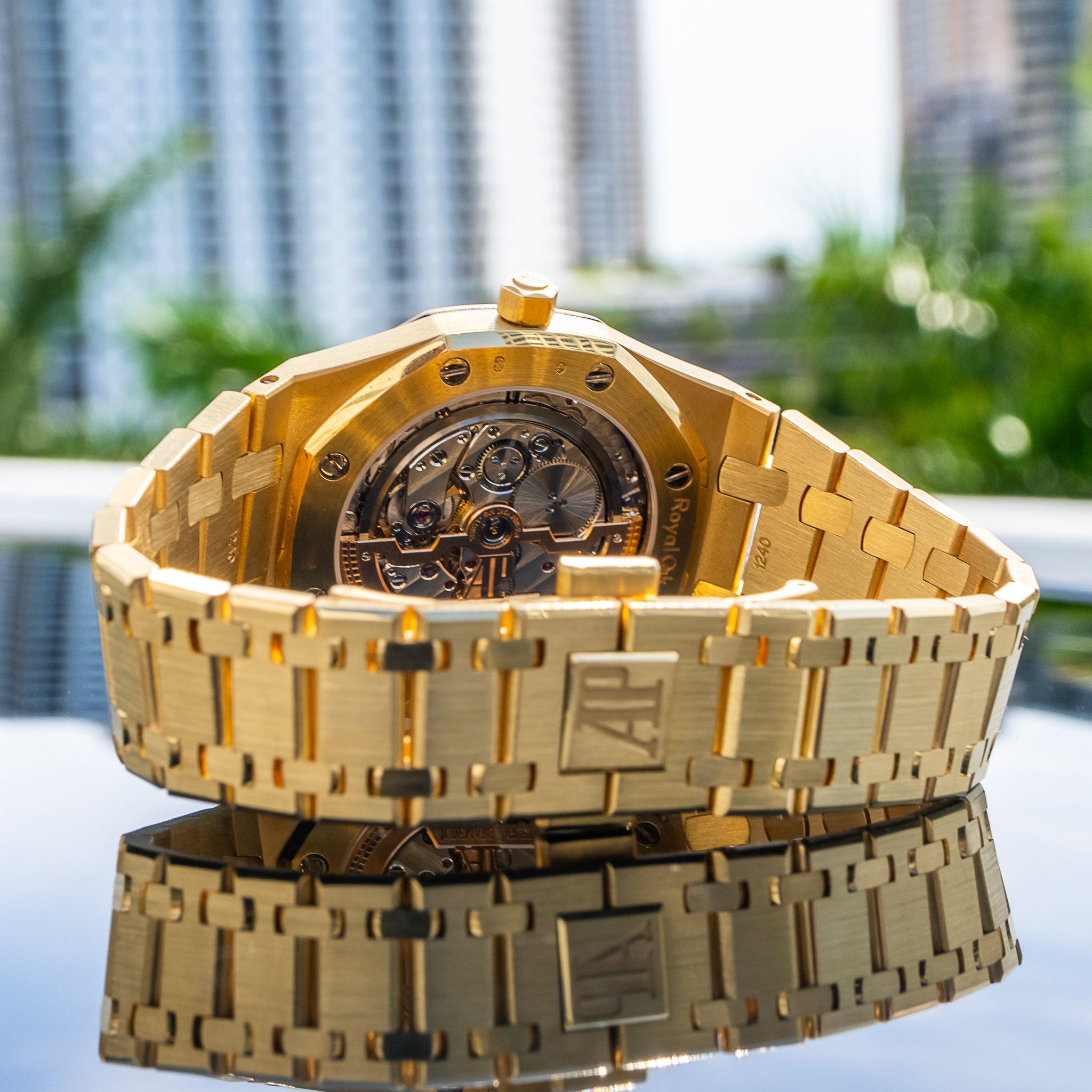 Audemars Piguet 15202BA Royal Oak "Jumbo" Yellow Dial 39mm