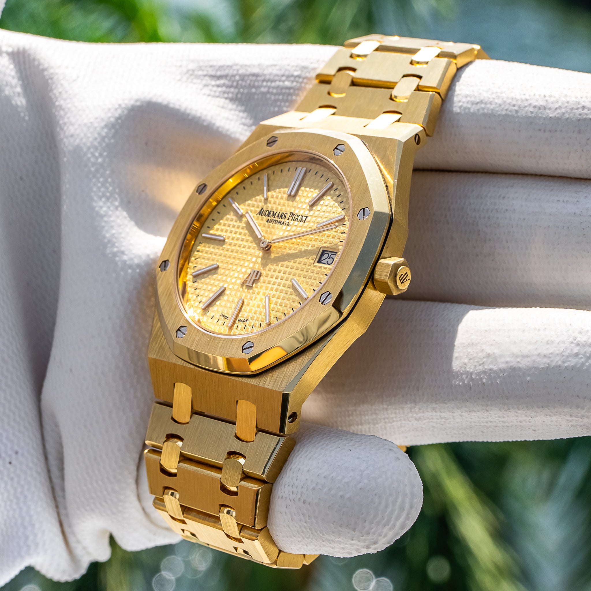 Audemars Piguet 15202BA Royal Oak "Jumbo" Yellow Dial 39mm