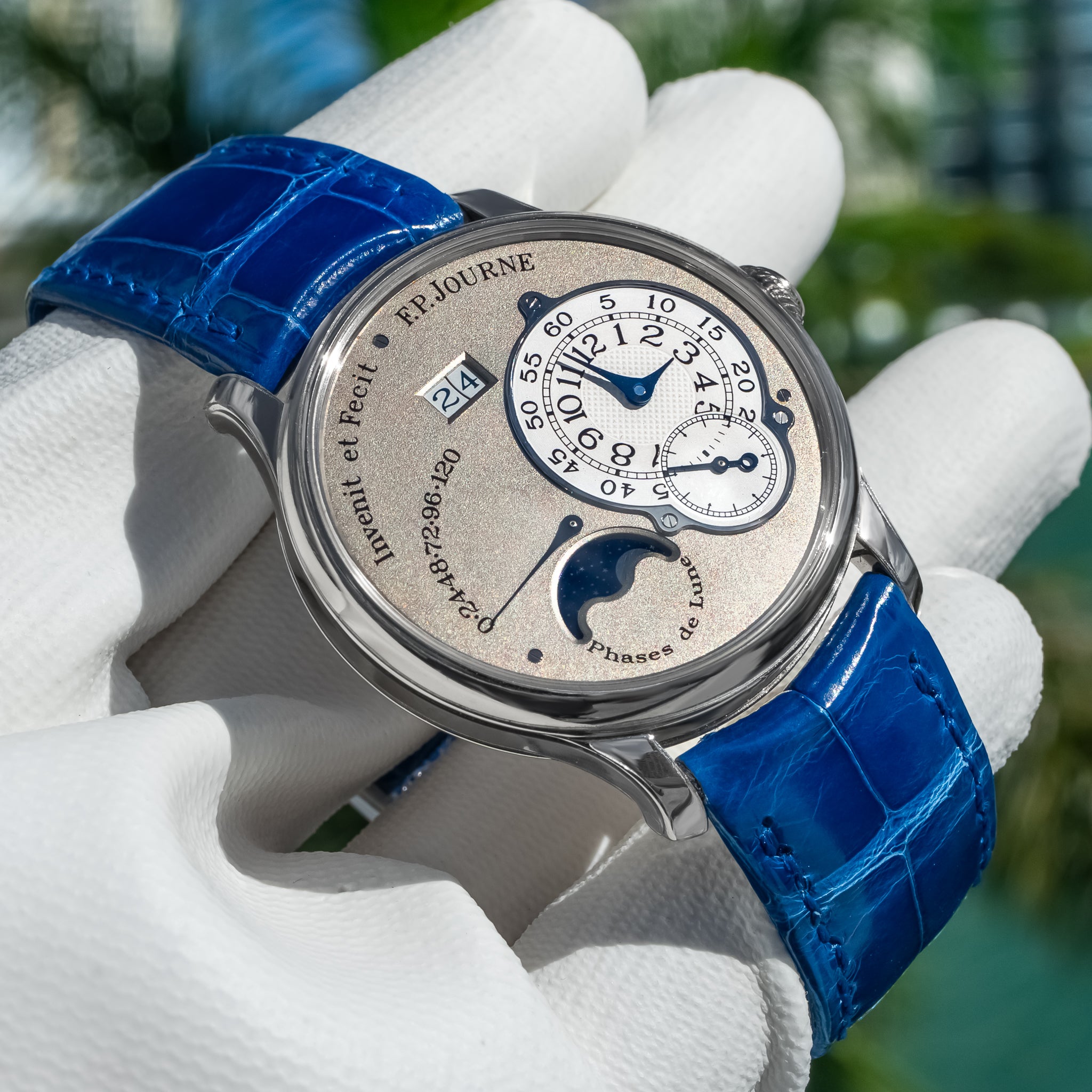 F.P. Journe Octa Lune Platinum Brass Movement 38mm