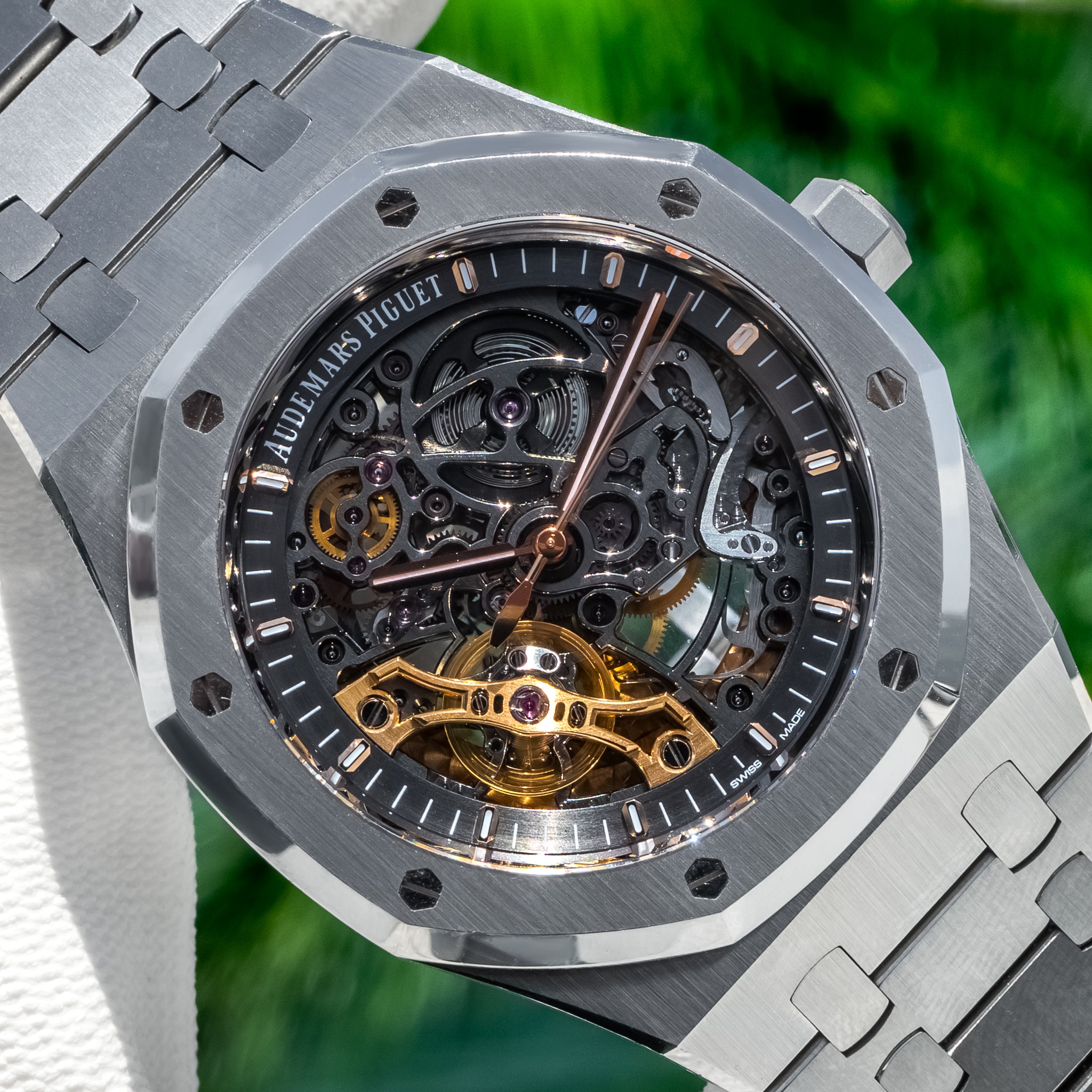 2023 Audemars Piguet 15407ST Royal Oak Double Balance Wheel Openworked Stainless Steel
