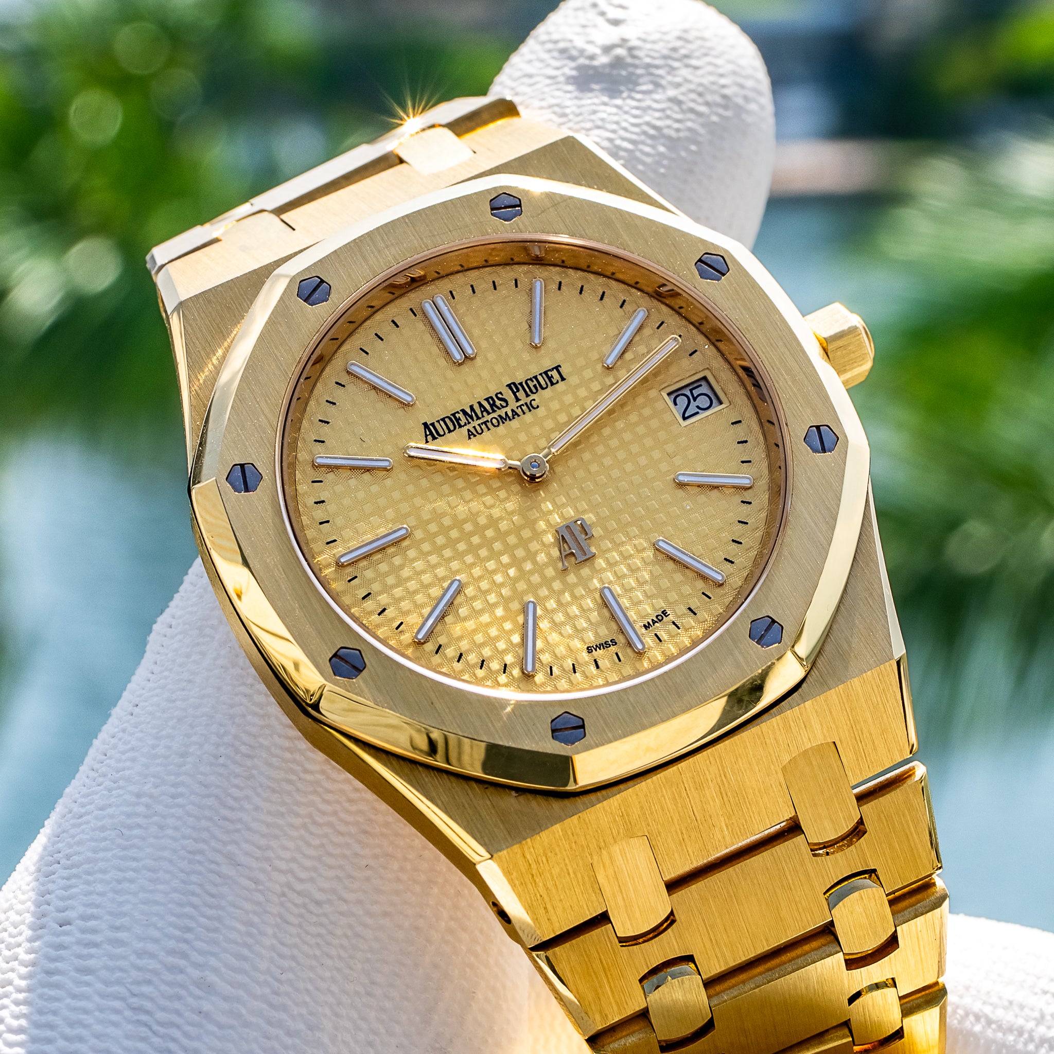 Audemars Piguet 15202BA Royal Oak "Jumbo" Yellow Dial 39mm