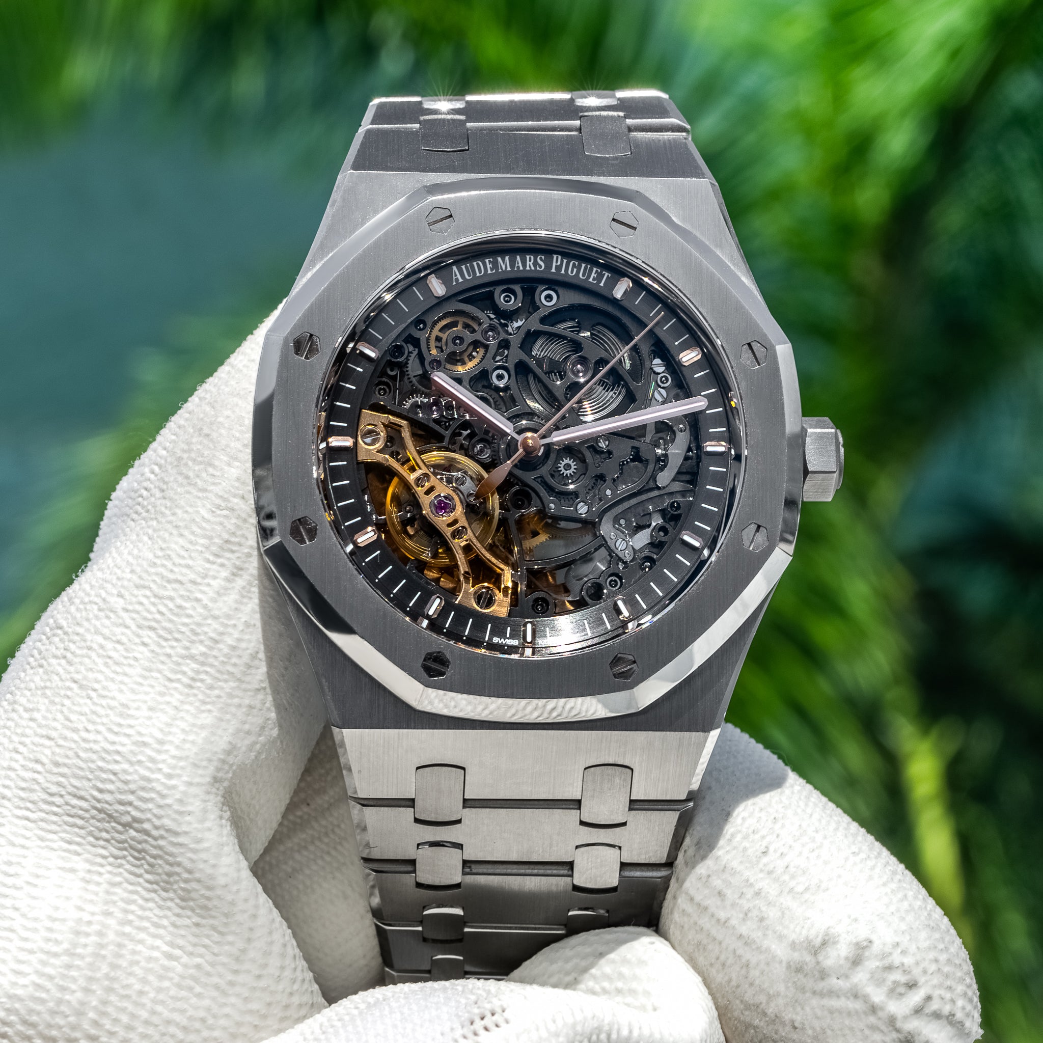 2023 Audemars Piguet 15407ST Royal Oak Double Balance Wheel Openworked Stainless Steel