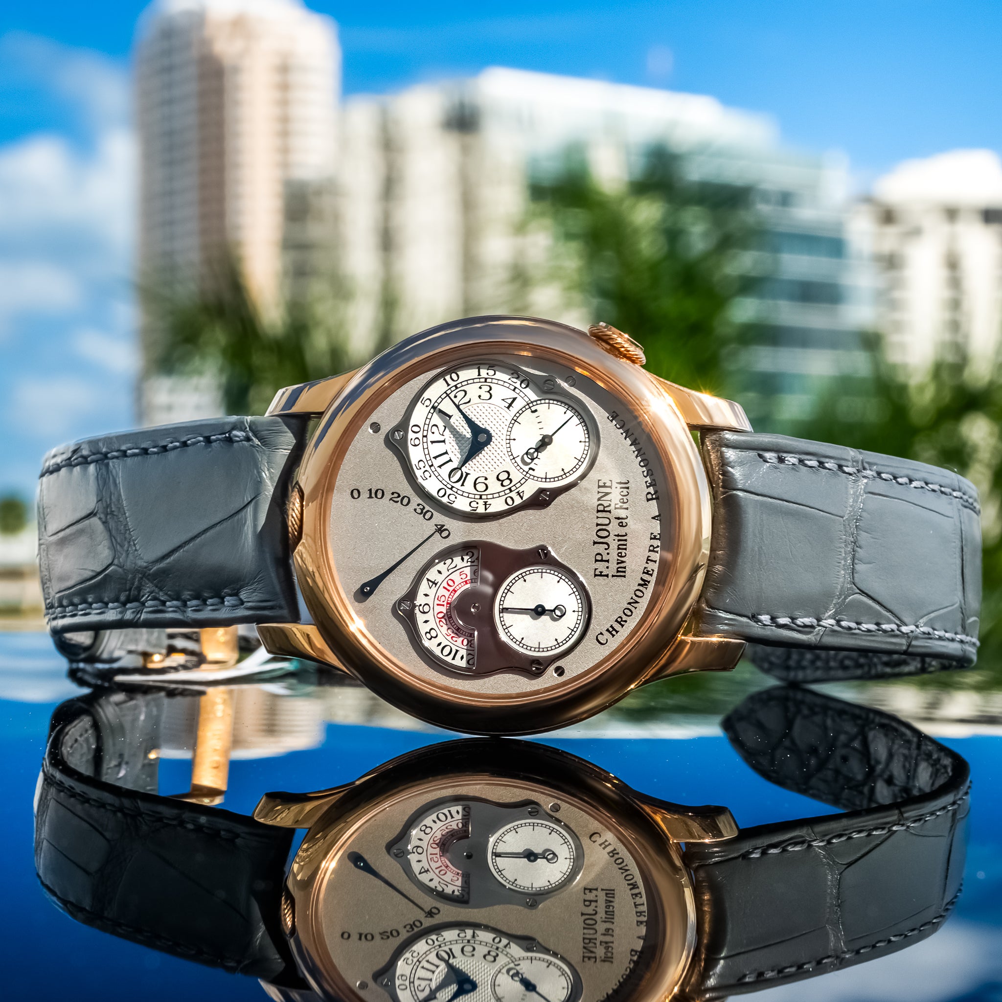 F.P. Journe Chronomètre À Résonance 'Parking Meter' Rose Gold 40mm