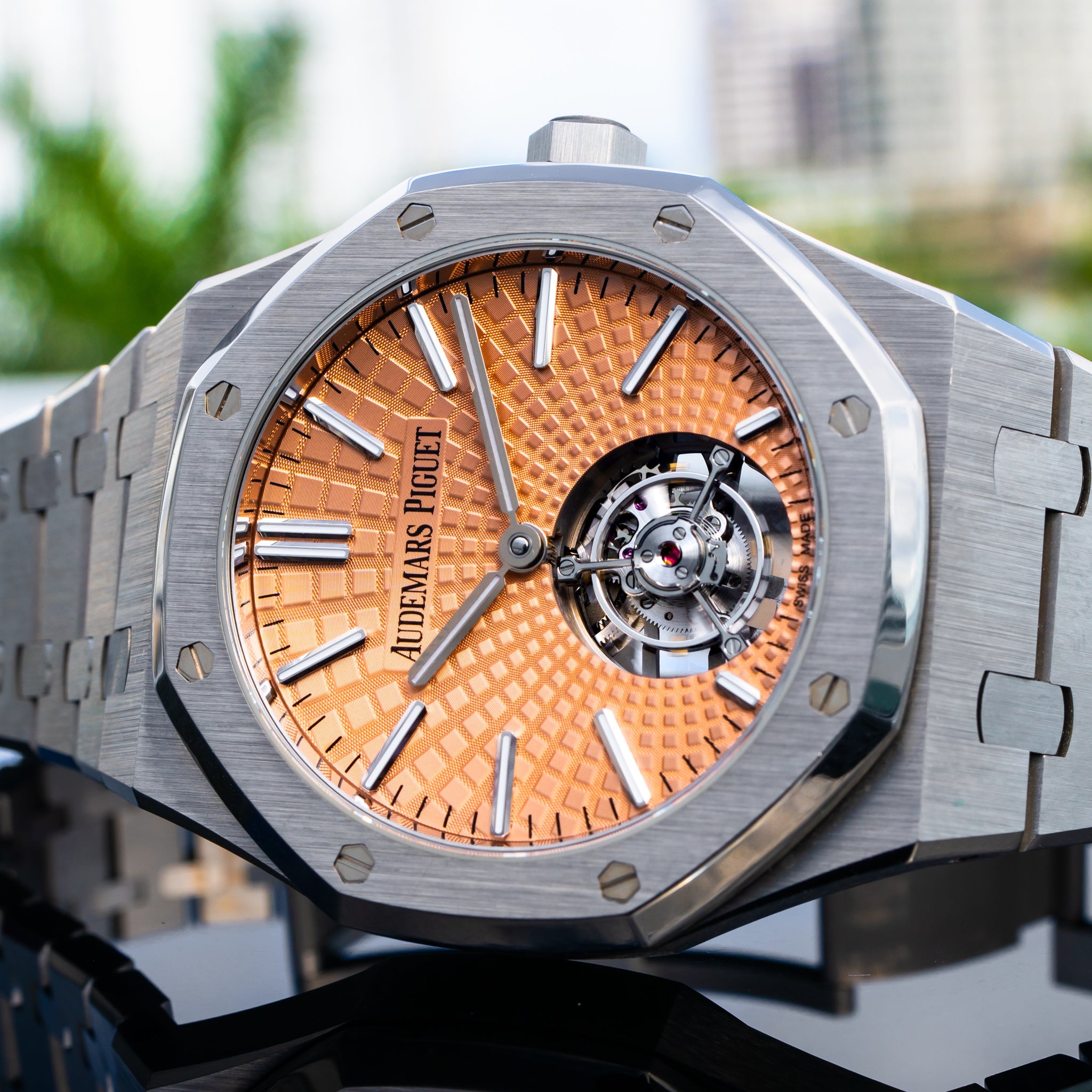 2023 Audemars Piguet 26531TI Royal Oak Flying Tourbillon Salmon Dial 41mm