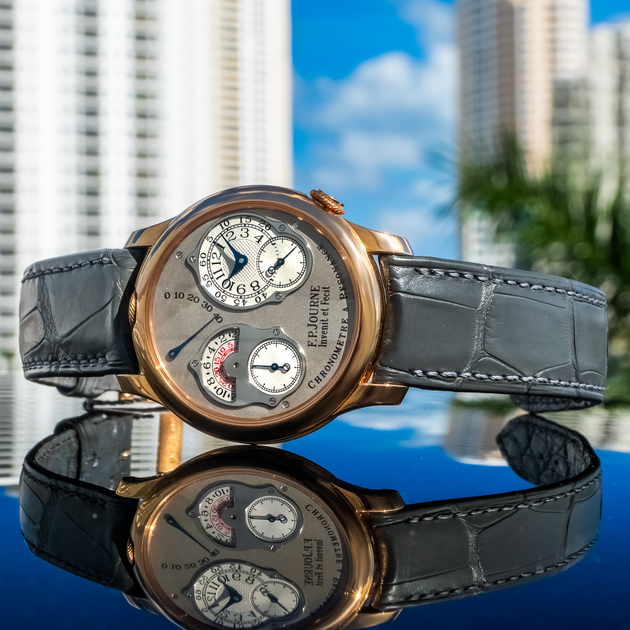 F.P. Journe Chronomètre À Résonance 'Parking Meter' Rose Gold 40mm