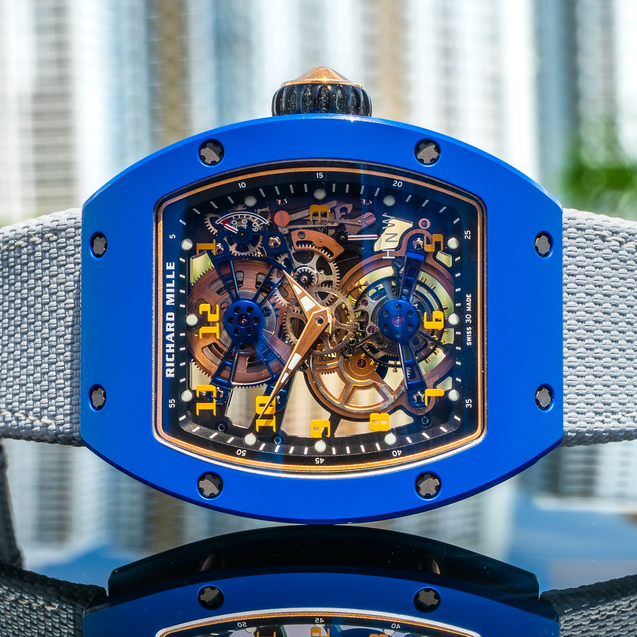 2023 Richard Mille RM17-02 Blue Ceramic Manual Winding Tourbillon