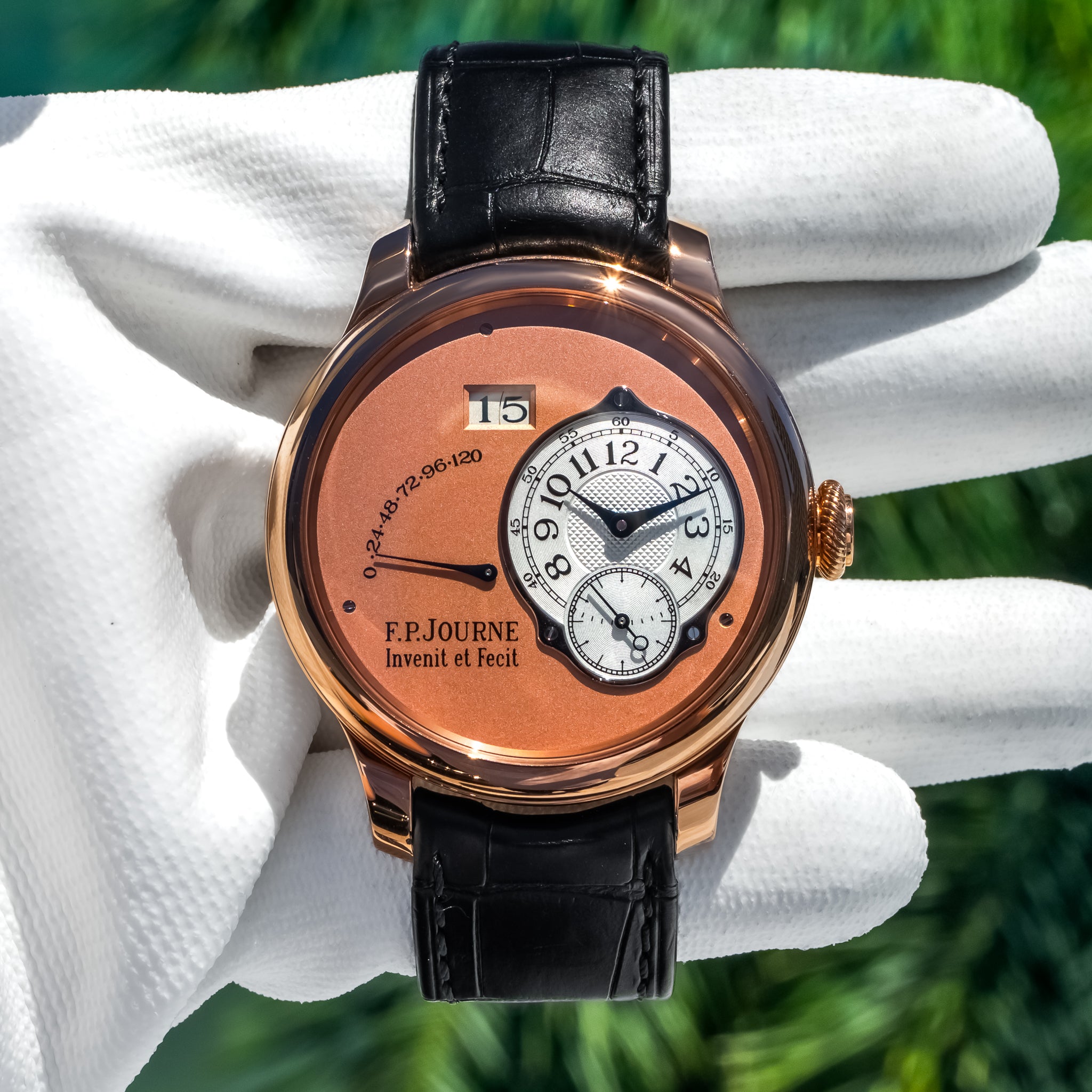 F.P. Journe Octa Automatique Rose Gold Salmon Dial 42mm