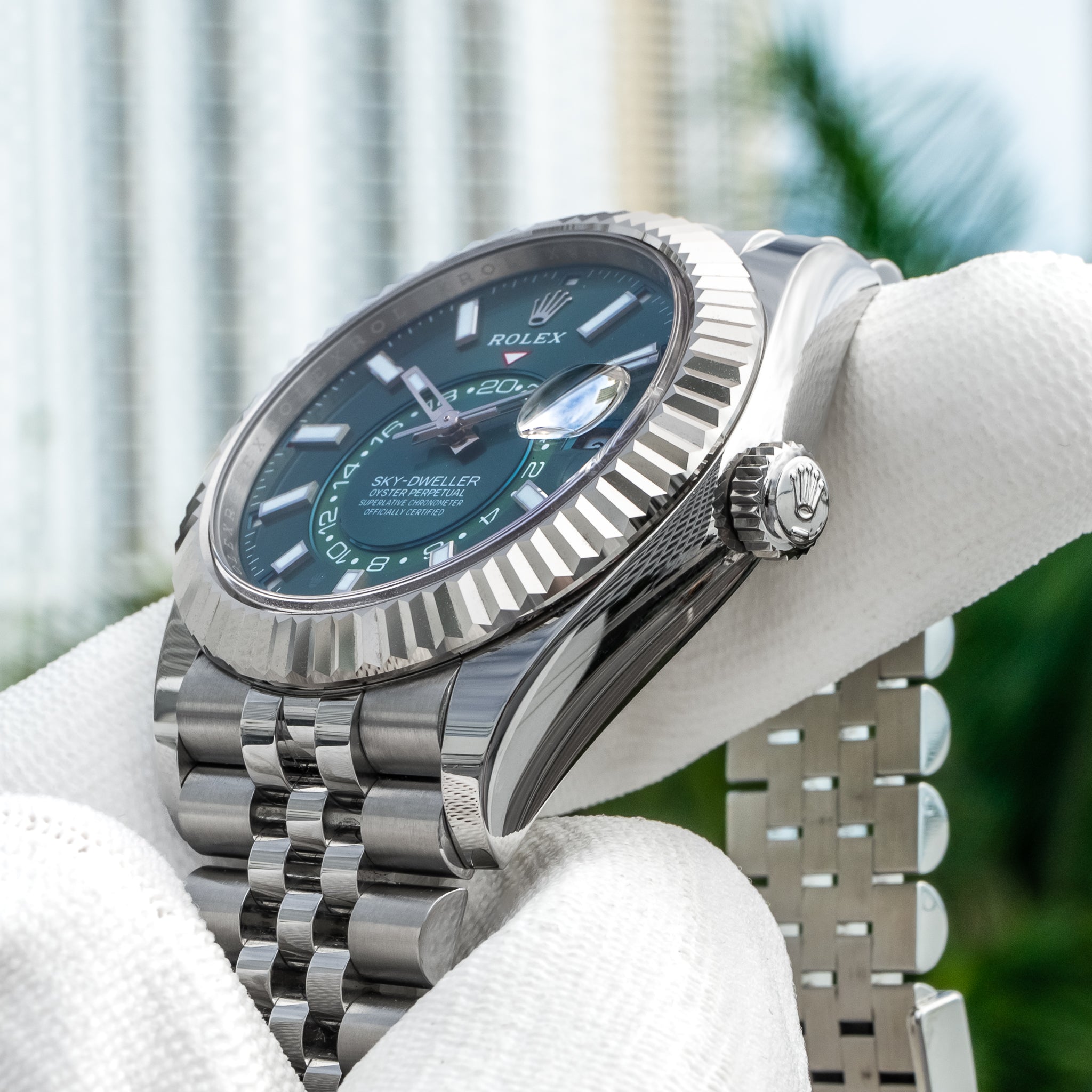 2025 Rolex 336934 Sky-Dweller Green Dial 42mm