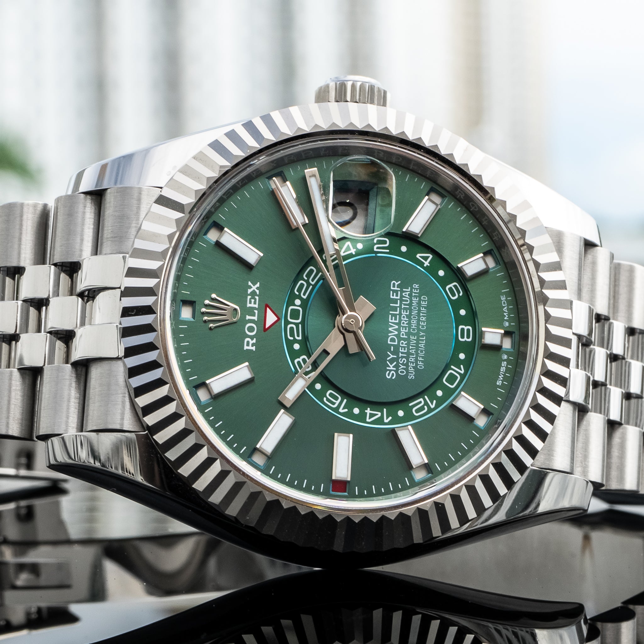 2025 Rolex 336934 Sky-Dweller Green Dial 42mm