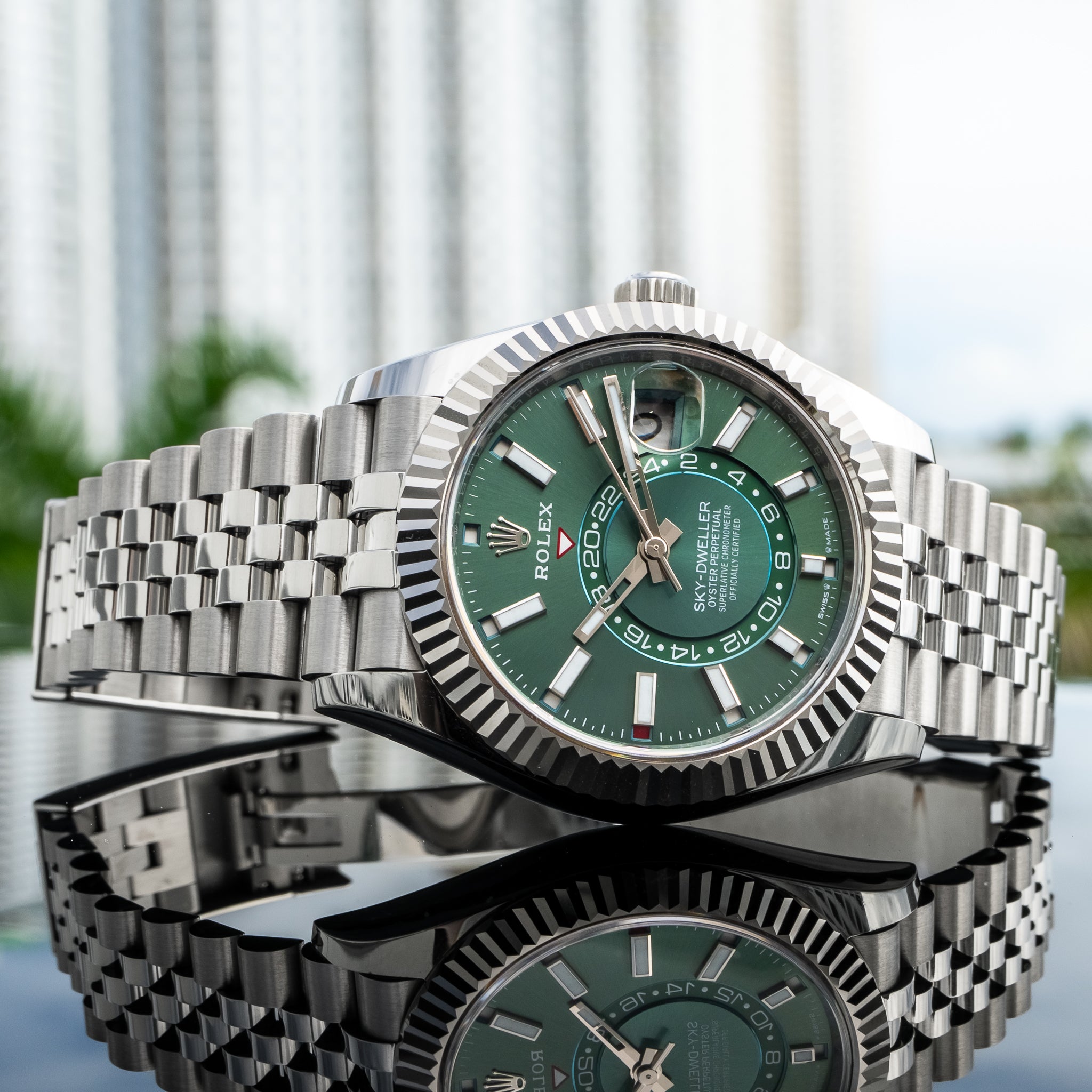 2025 Rolex 336934 Sky-Dweller Green Dial 42mm