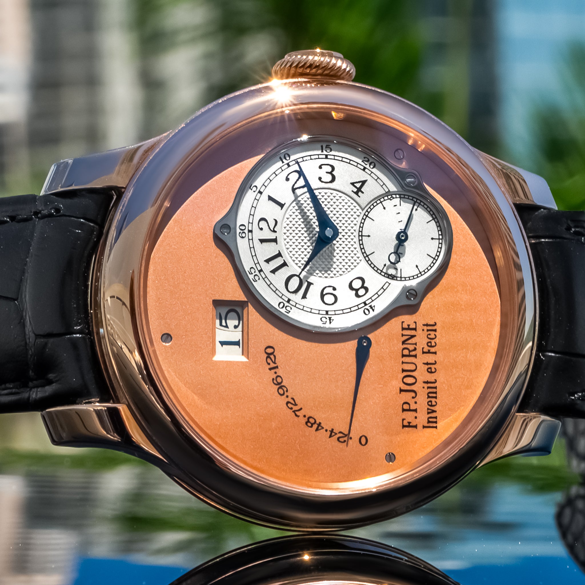 F.P. Journe Octa Automatique Rose Gold Salmon Dial 42mm