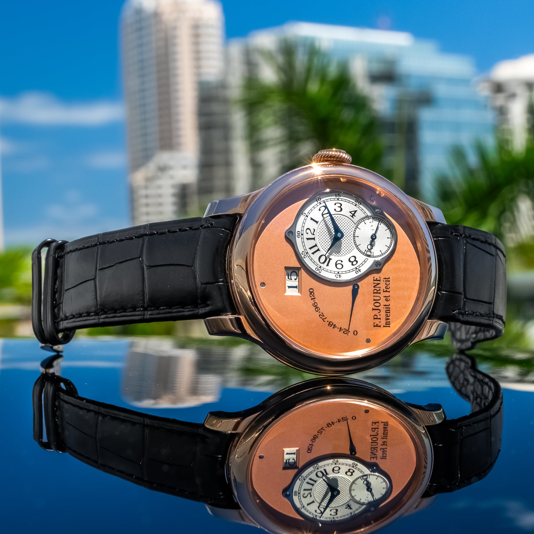 F.P. Journe Octa Automatique Rose Gold Salmon Dial 42mm