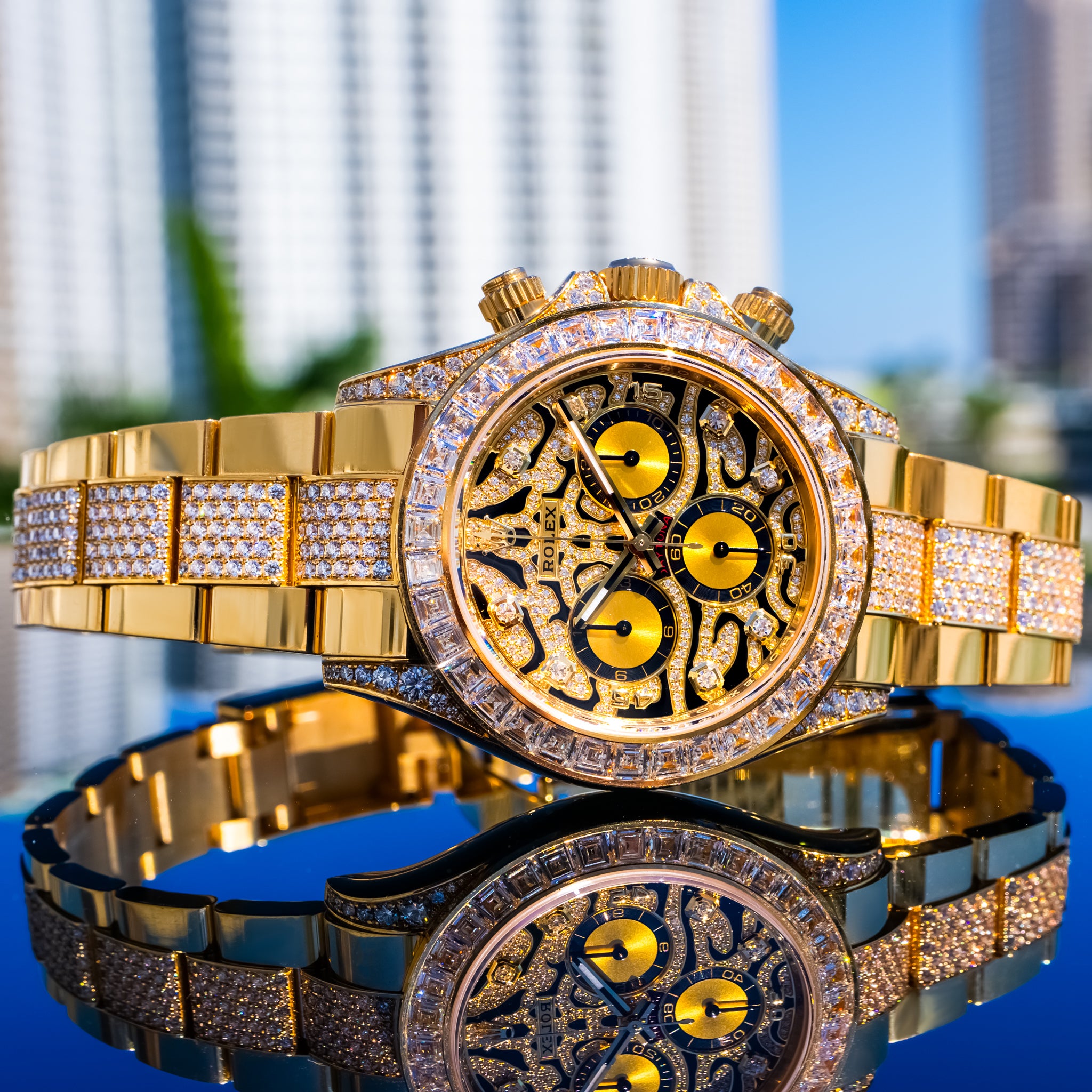 Rolex2022 Daytona "Eye Of The Tiger" 116598TBR Pave