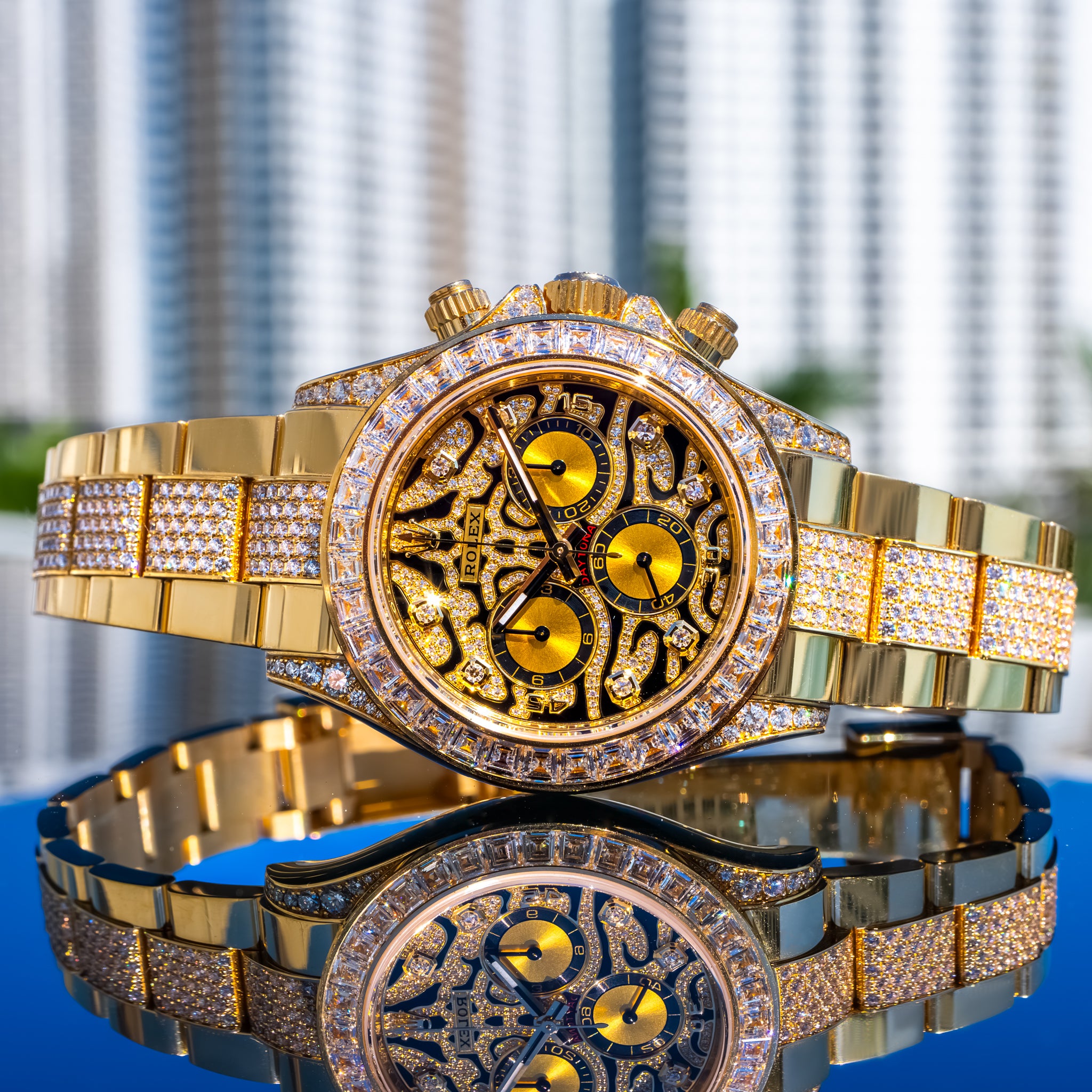 Rolex2022 Daytona "Eye Of The Tiger" 116598TBR Pave