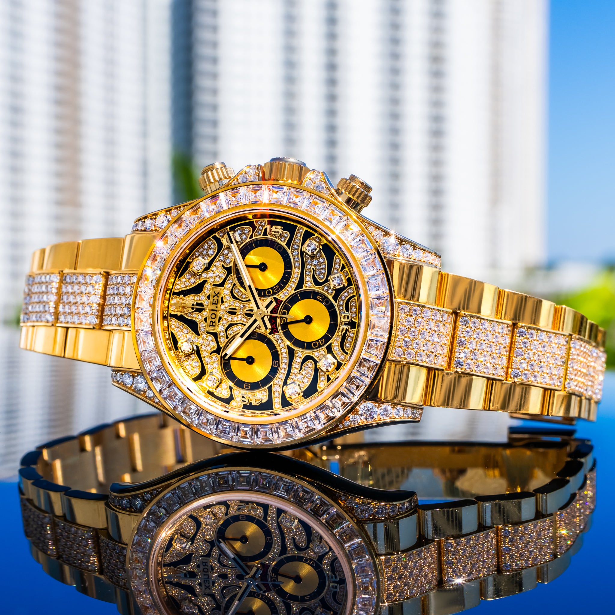 Rolex2022 Daytona "Eye Of The Tiger" 116598TBR Pave